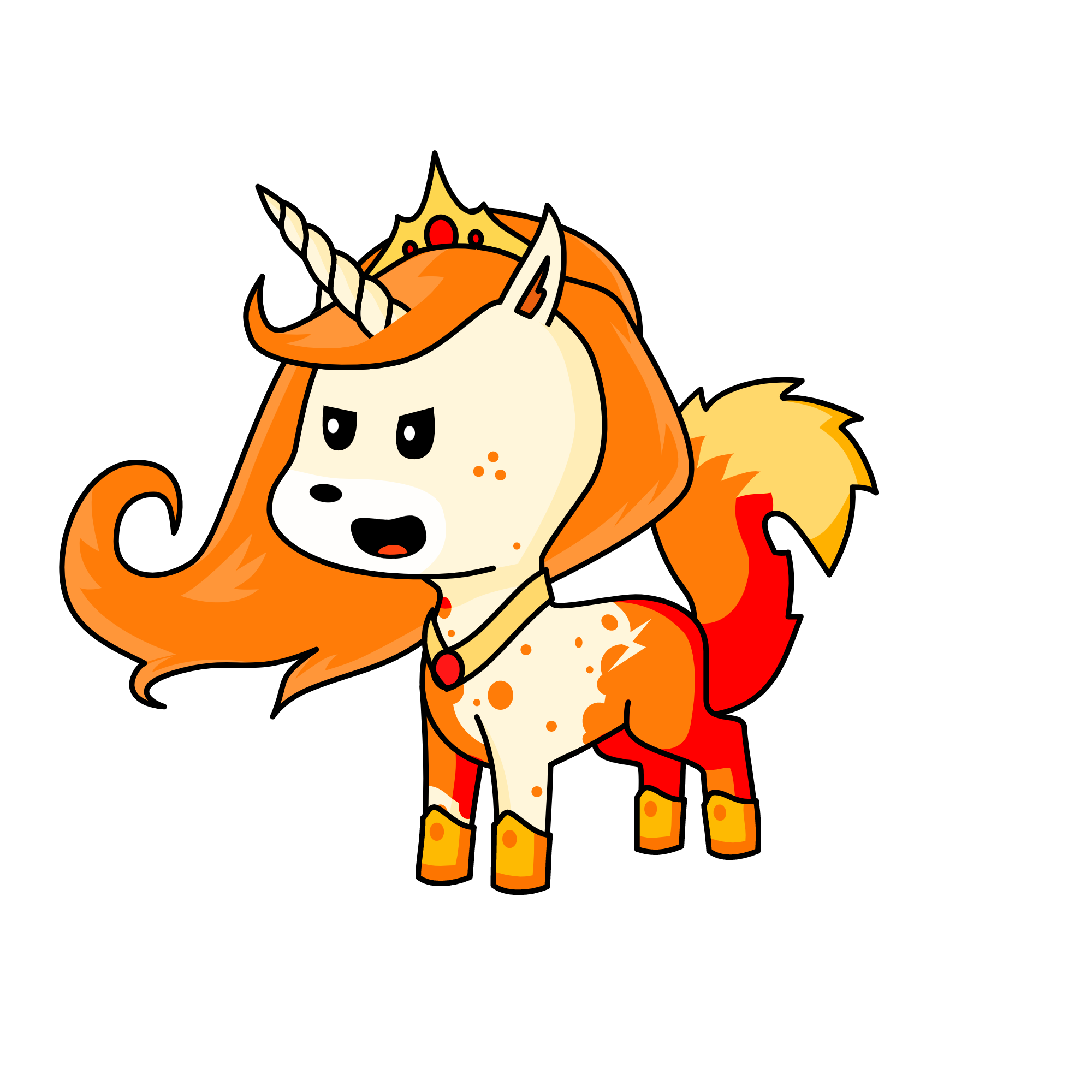 sandy, the unicorn