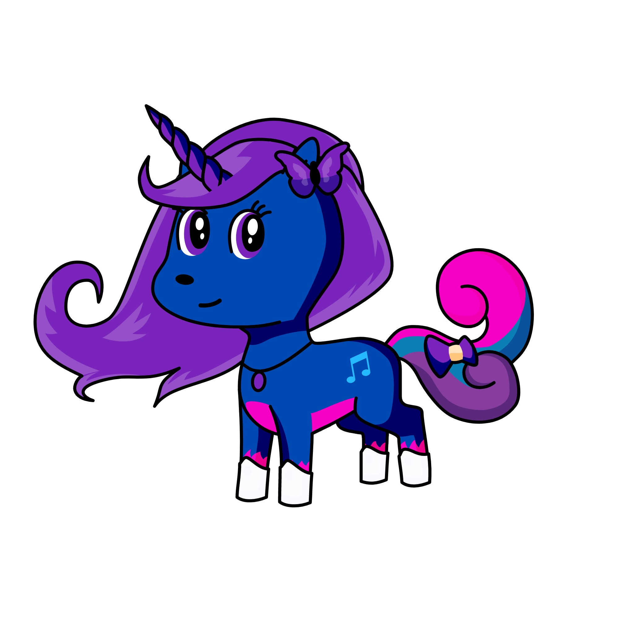 purpy, the unicorn