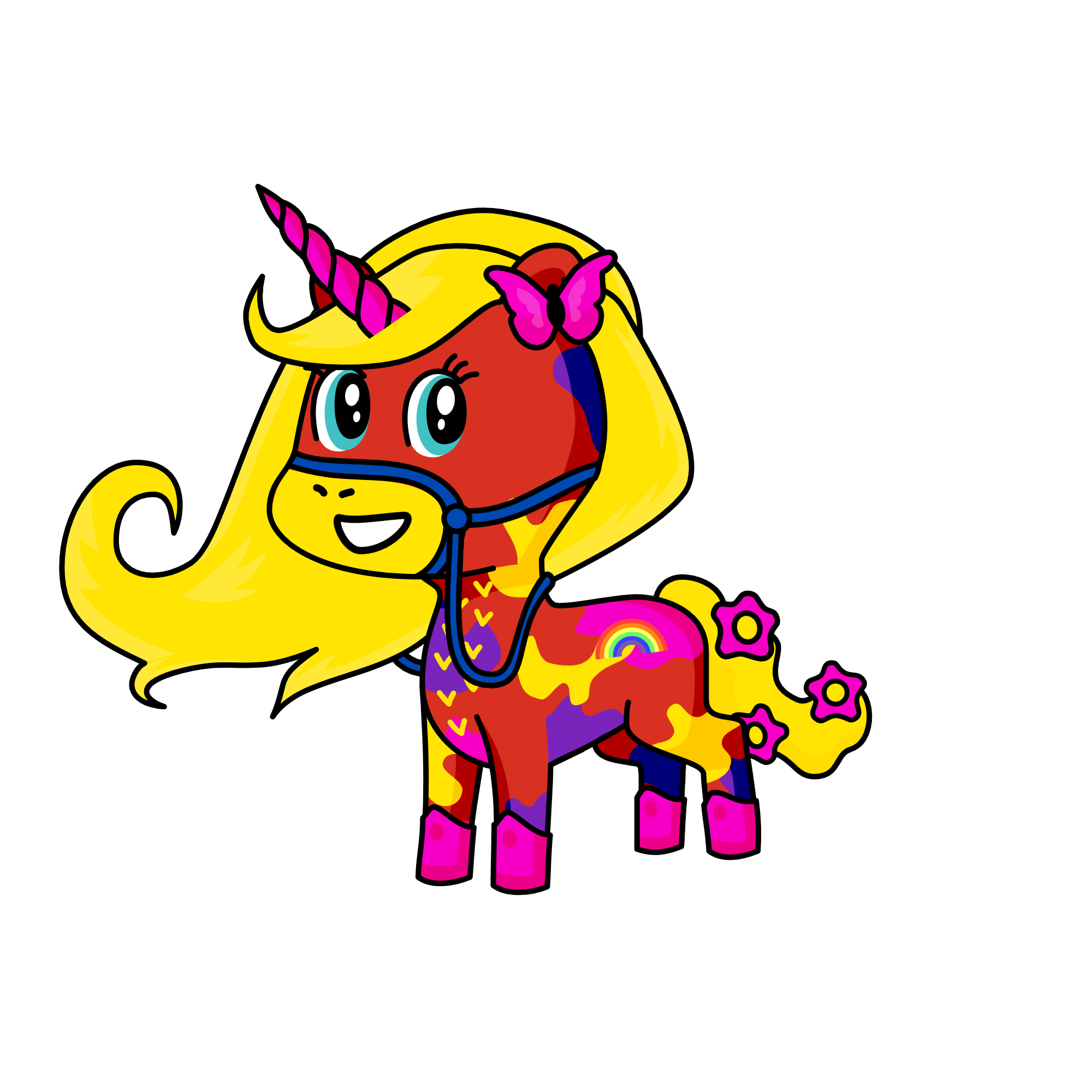 Rainbow Dash, the unicorn