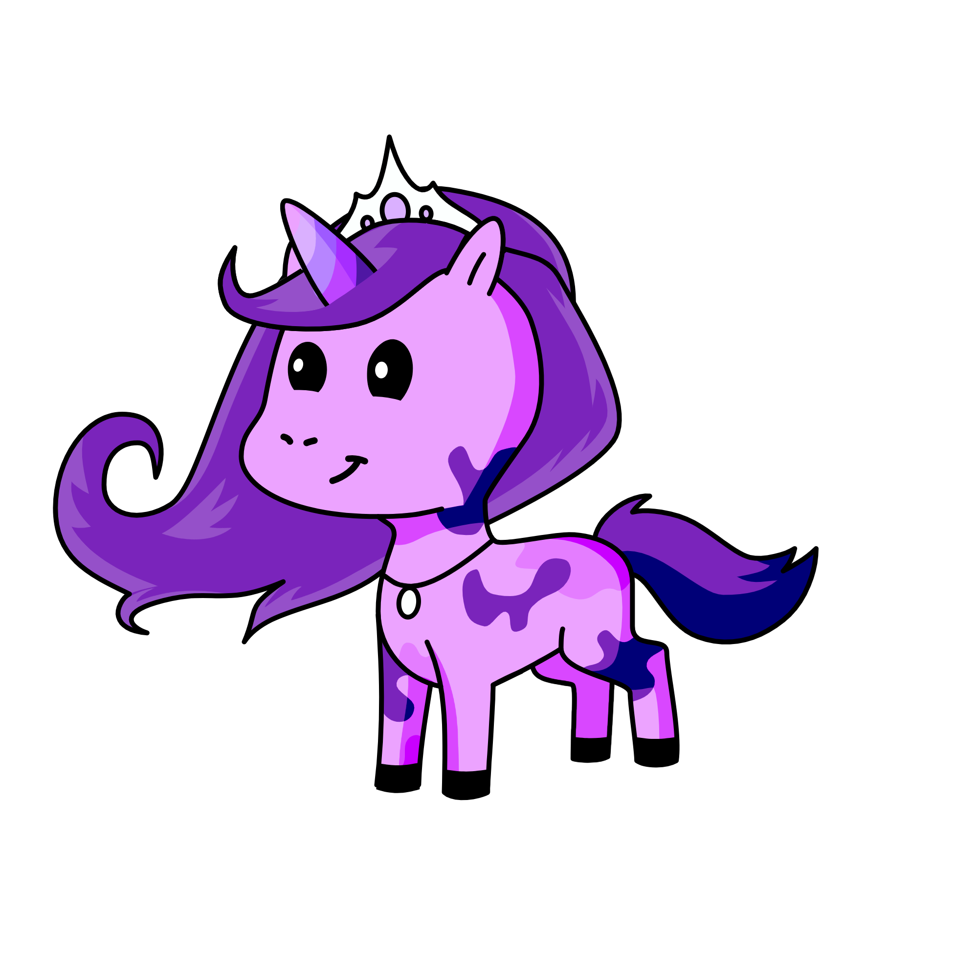 Lavender, the unicorn