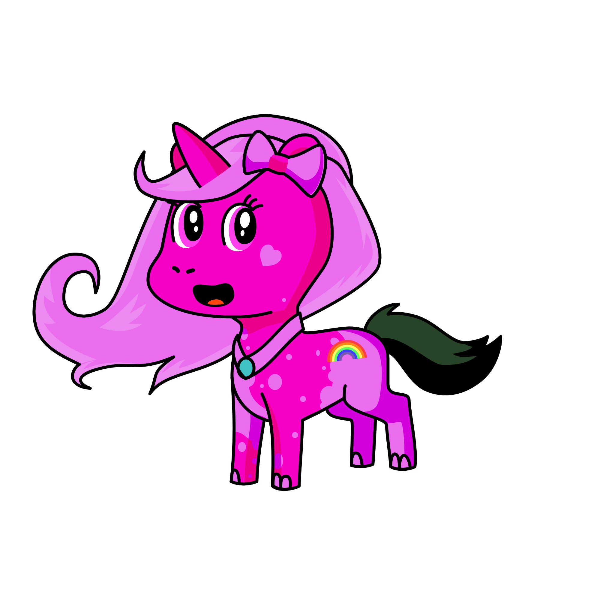 pinky, the unicorn
