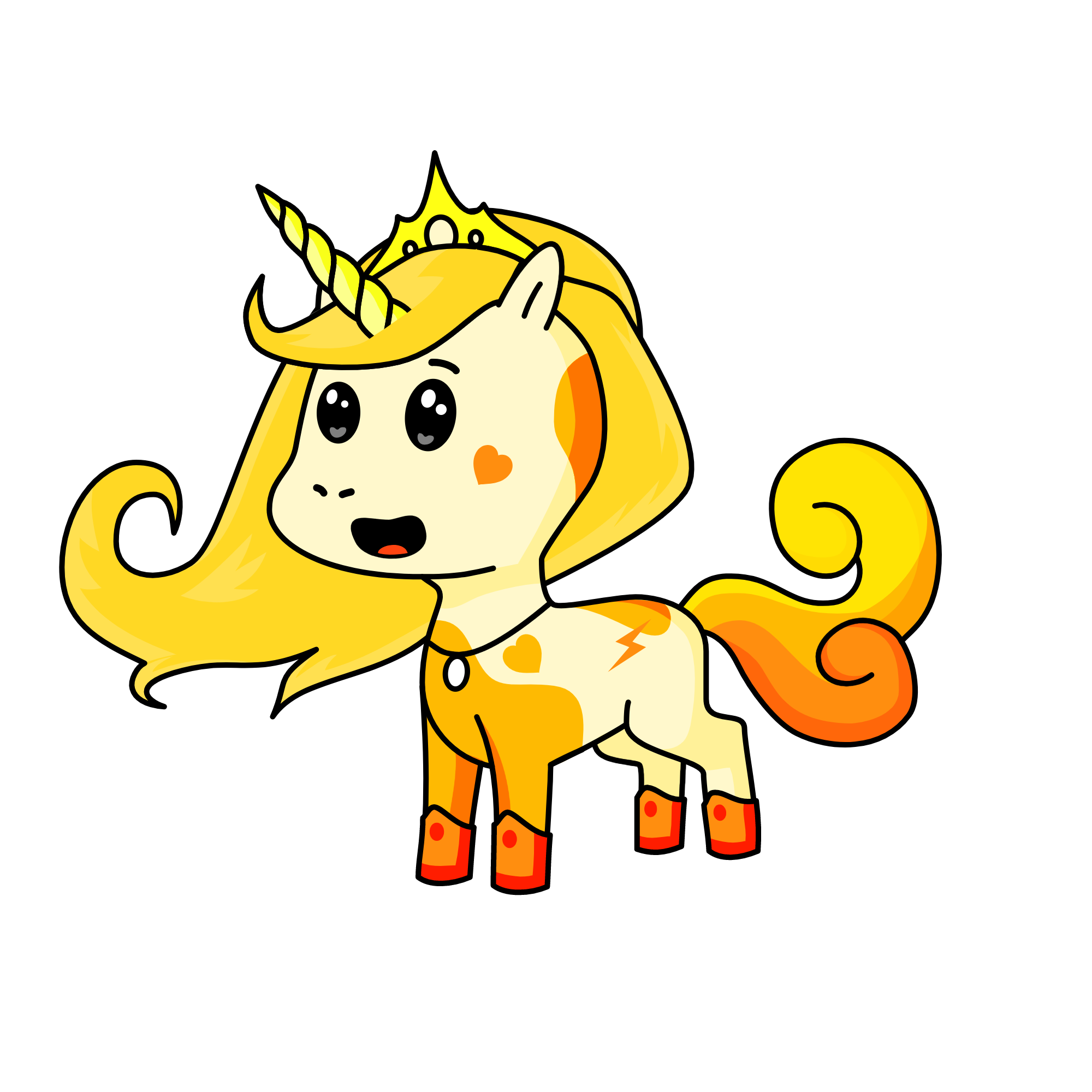 queen sun unicorne, the unicorn