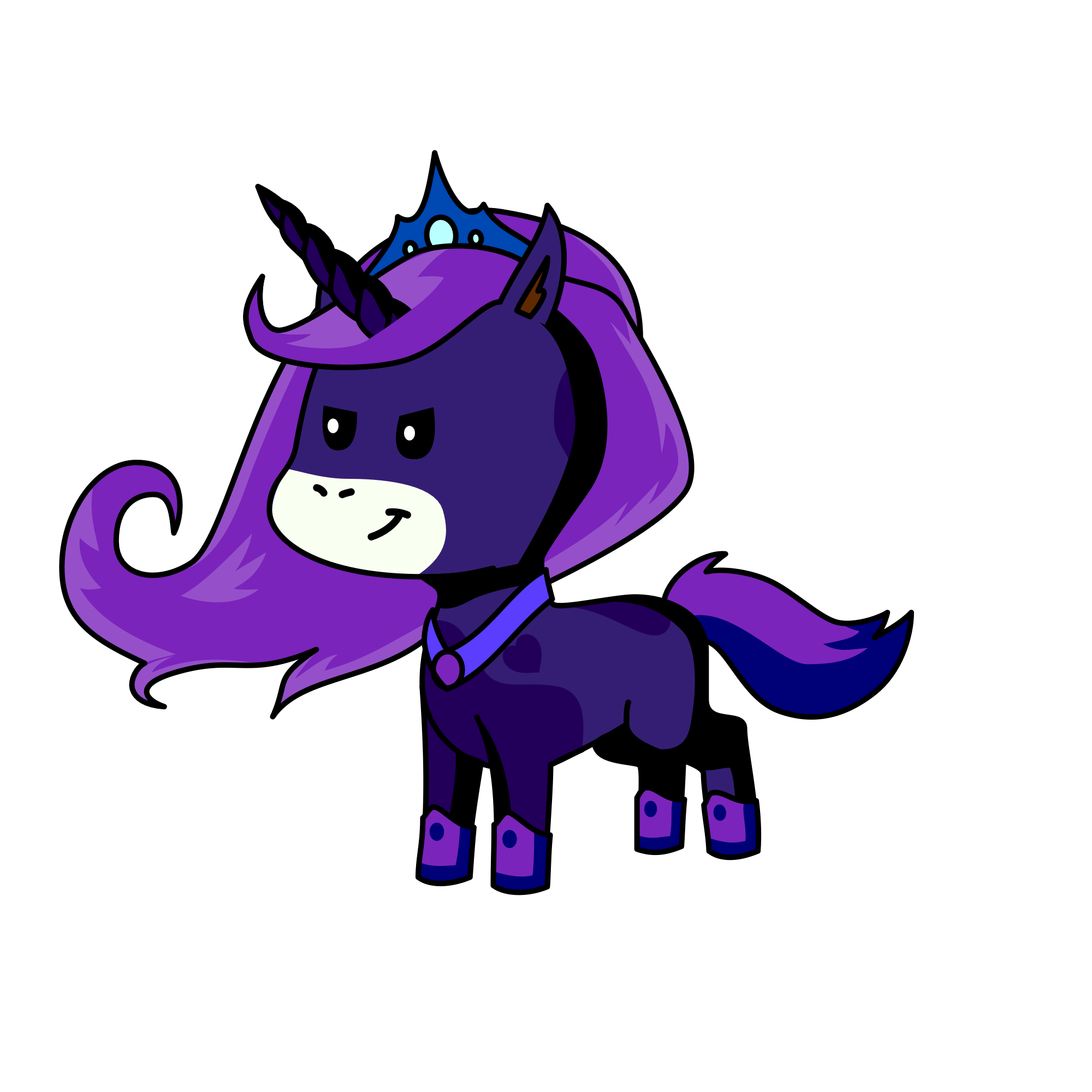 Midnight Moon, the unicorn
