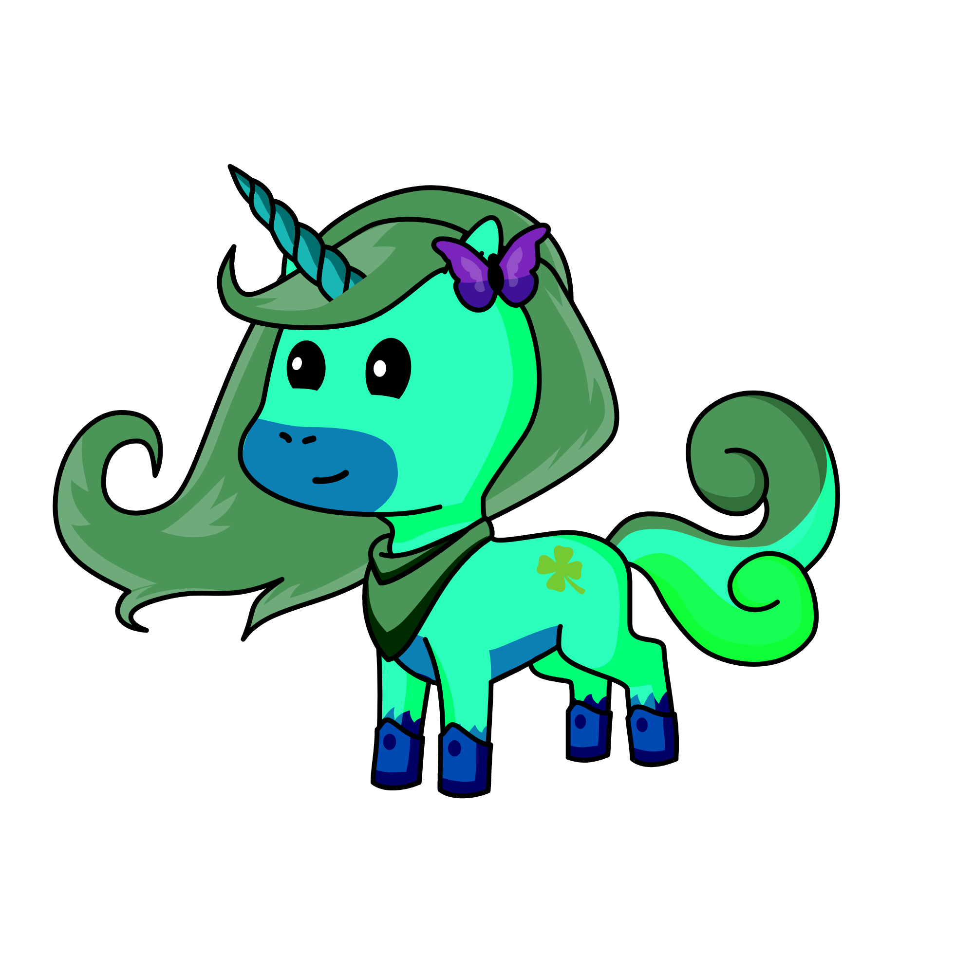 clover, the unicorn