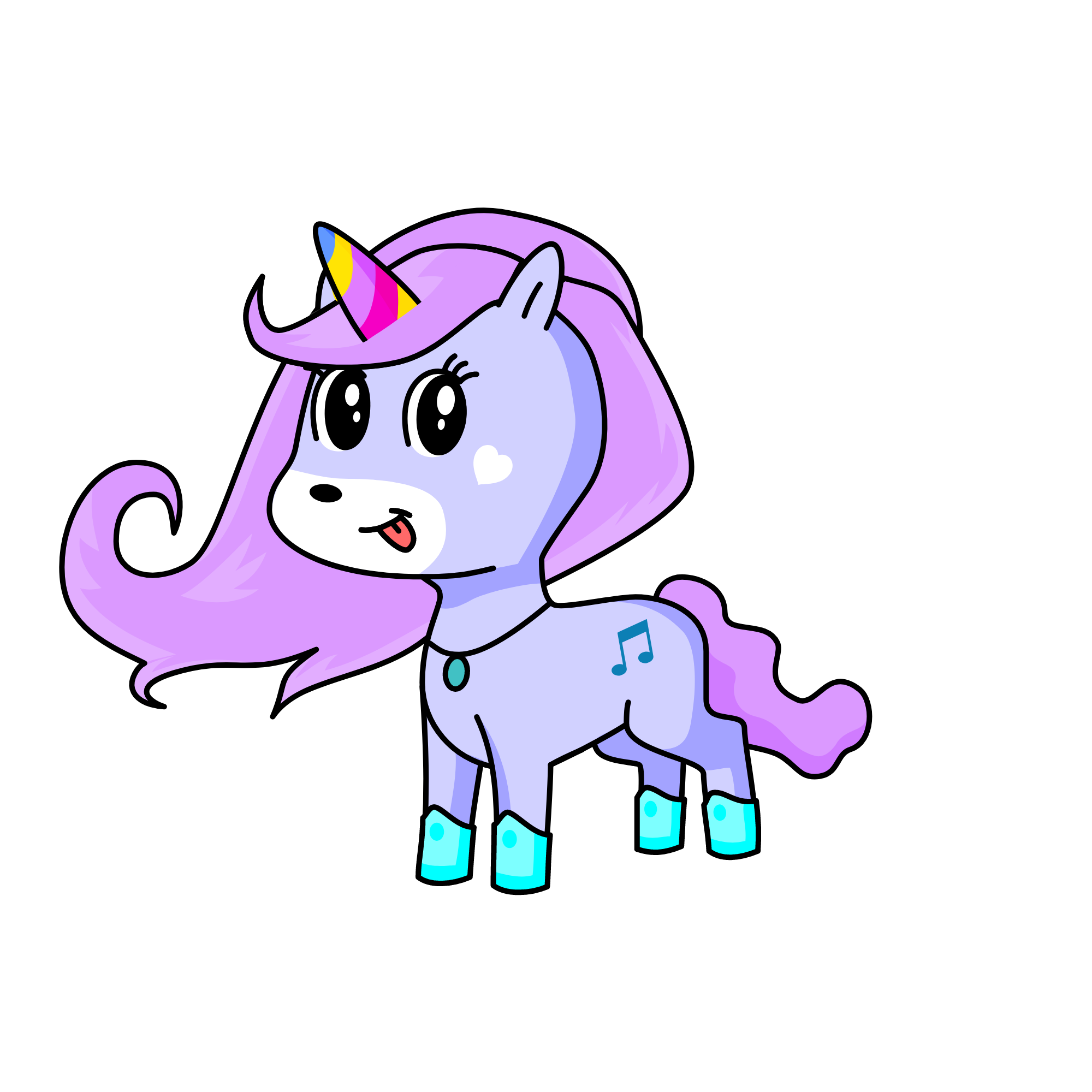 Melody Melodic, the unicorn