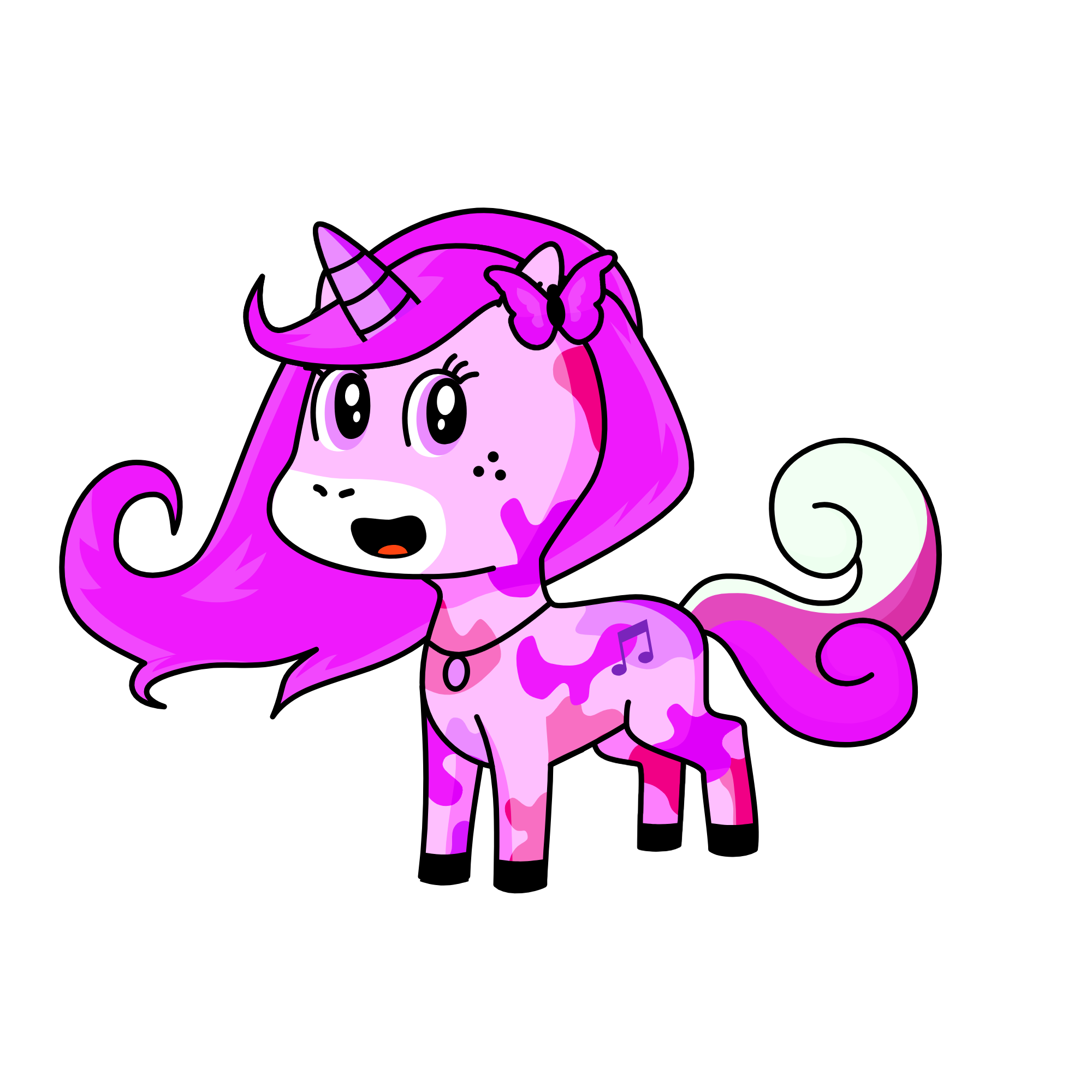 fluttershy, the unicorn