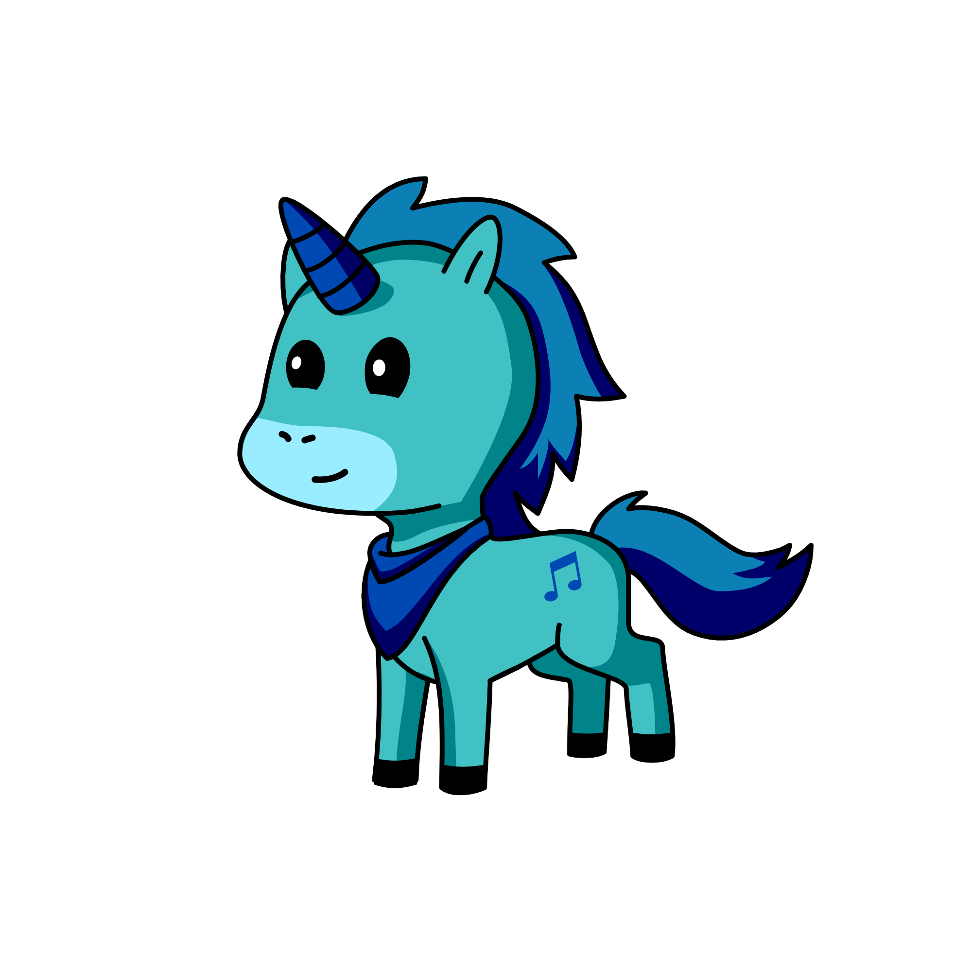 Blueberry_Musical, the unicorn