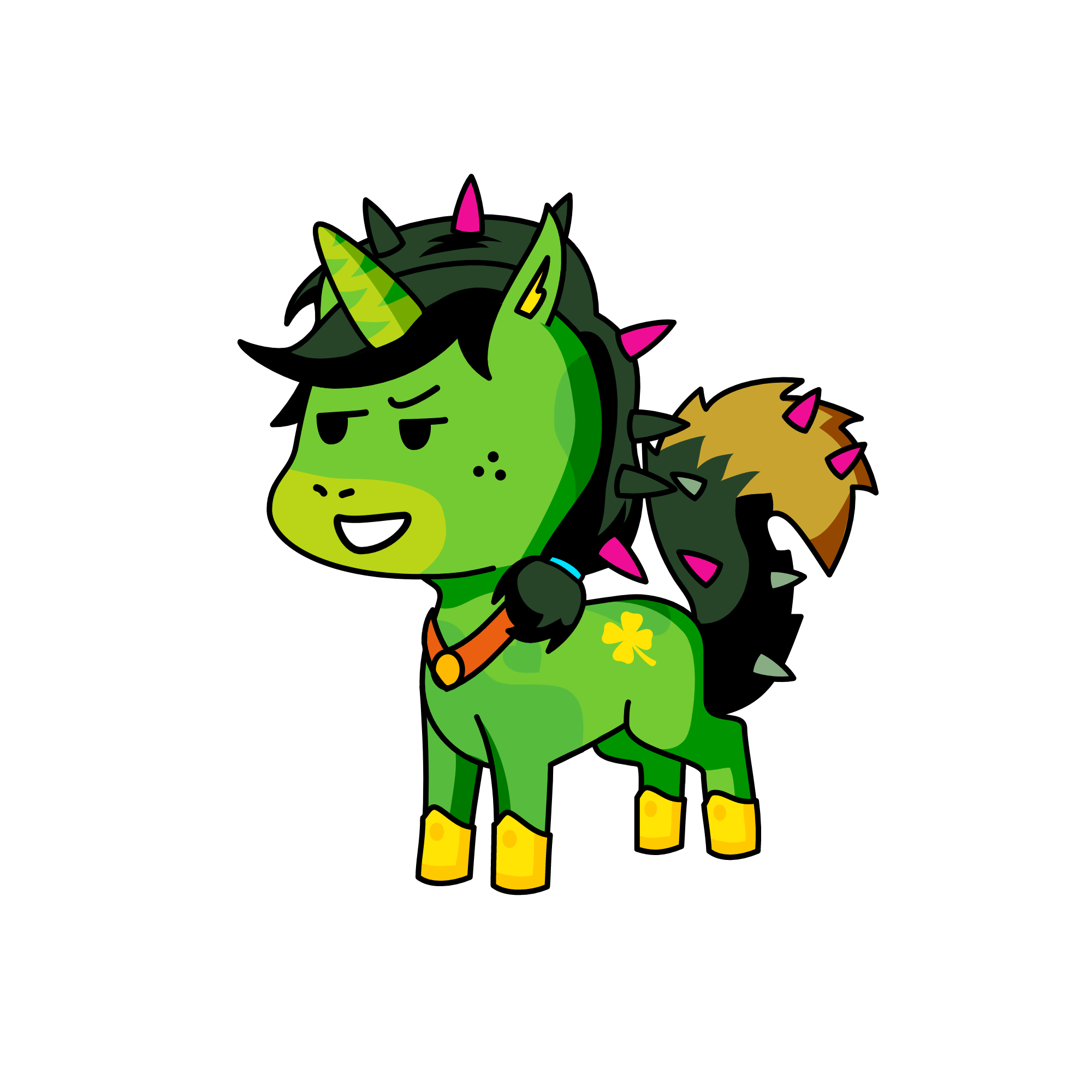 Spike, the unicorn