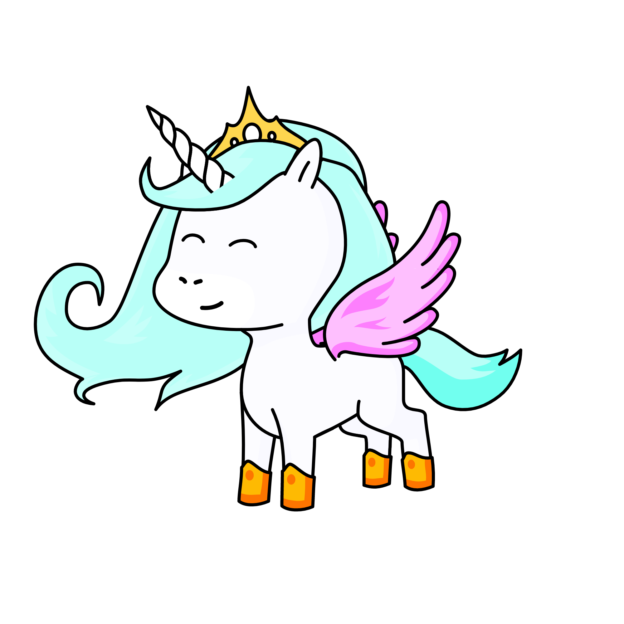 mY verSioN oF prIncess CelesTia, the unicorn