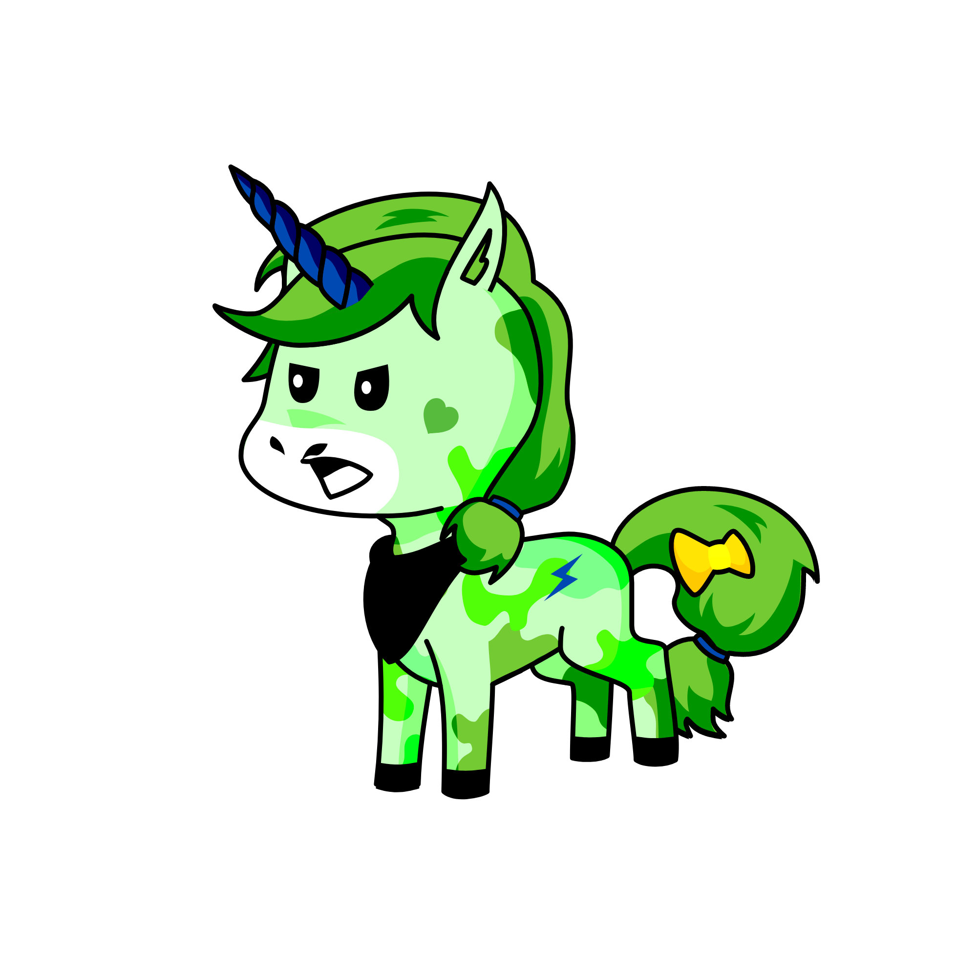 Cammy the Soldier-pony in Camo, the unicorn