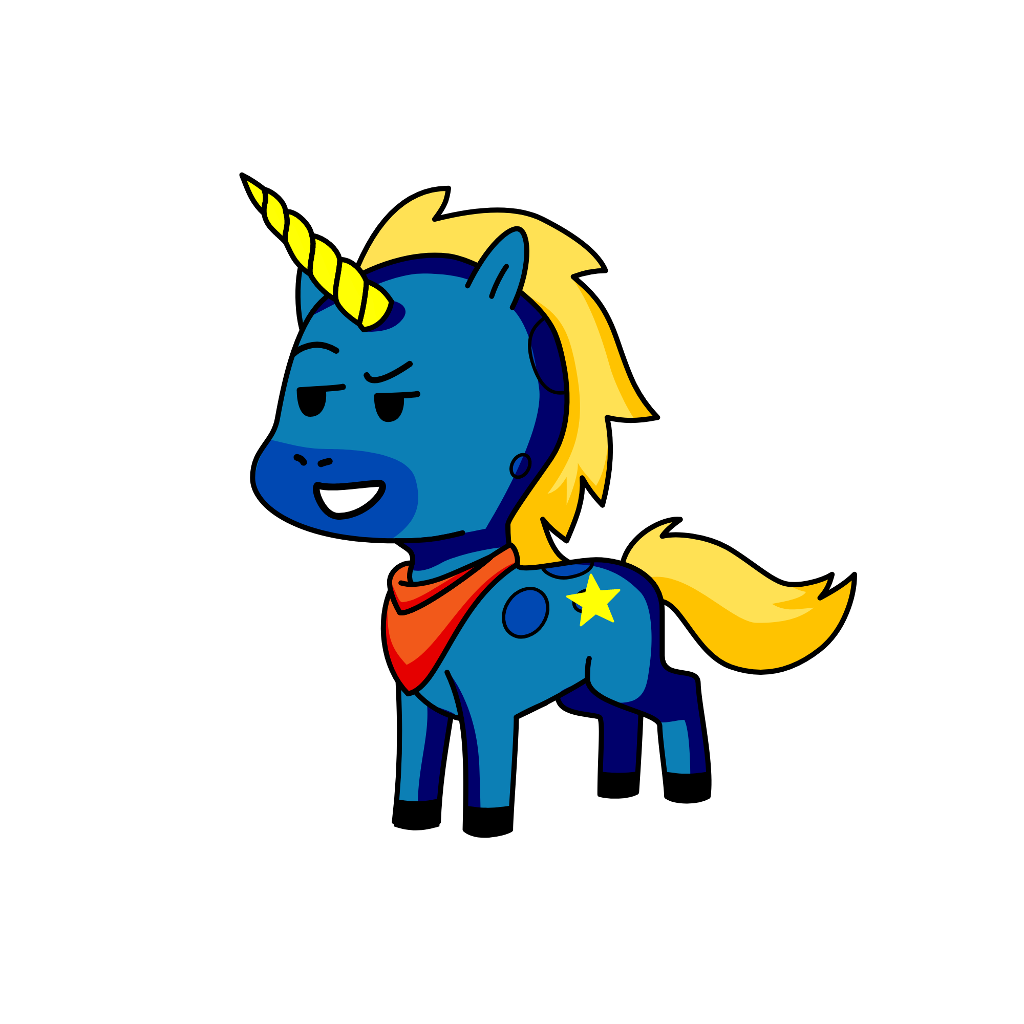 Vincent the Bold Pony, the unicorn