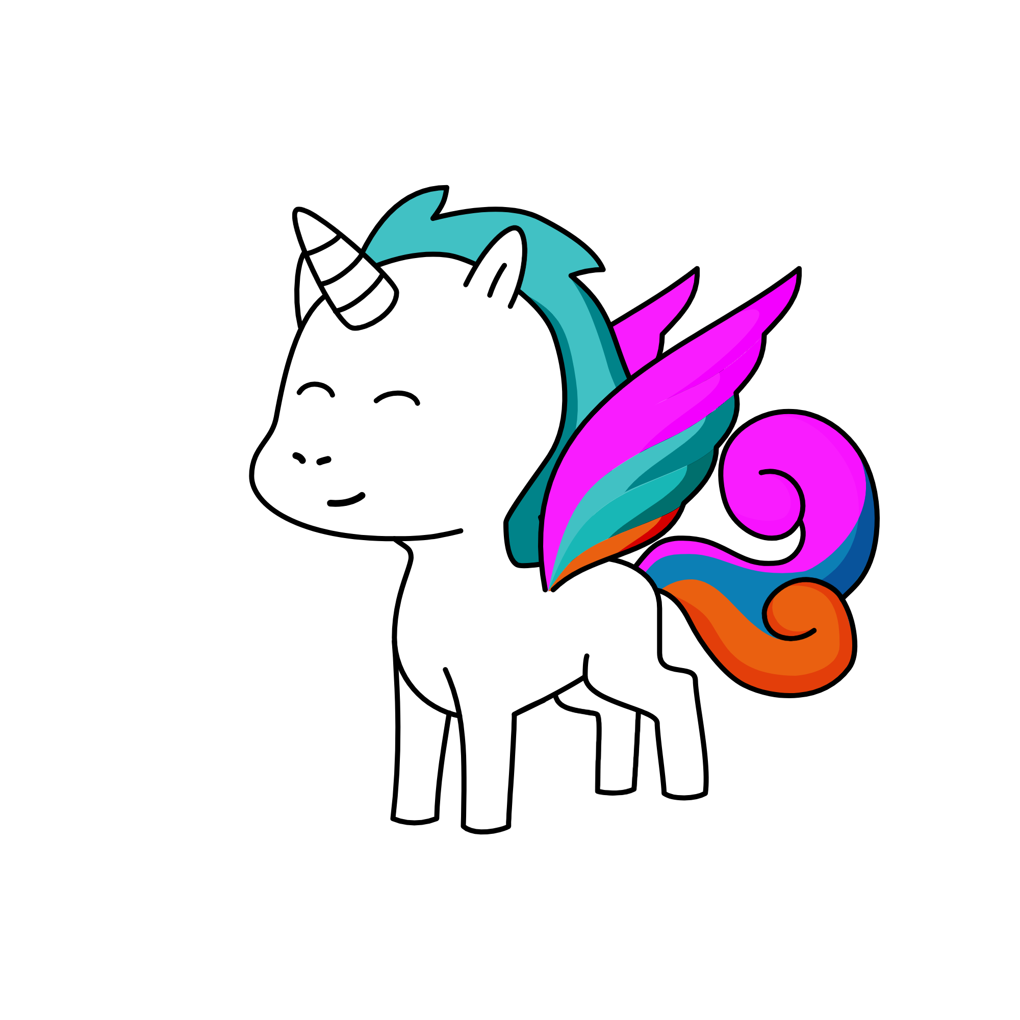 zip, the unicorn
