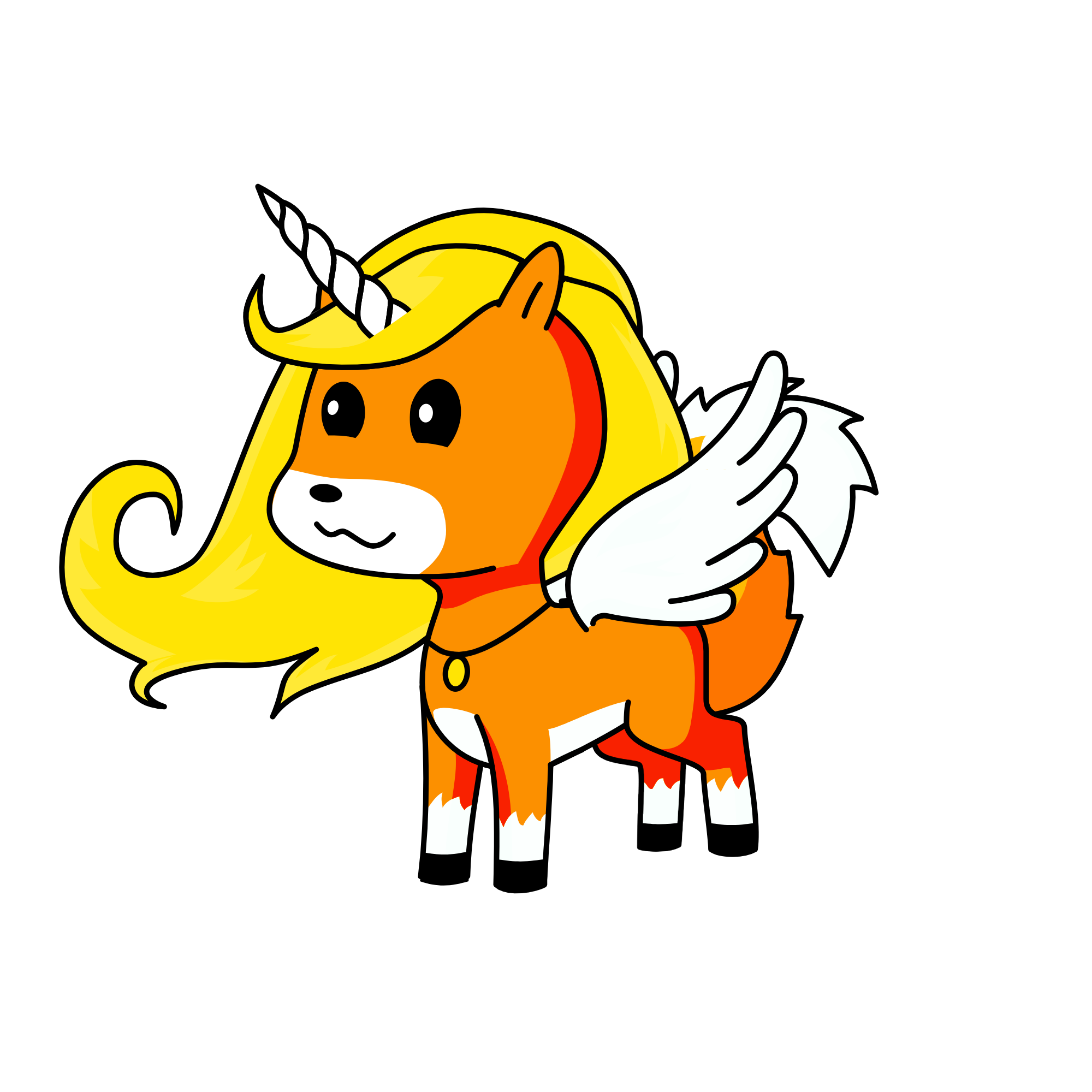 Foxy, the unicorn