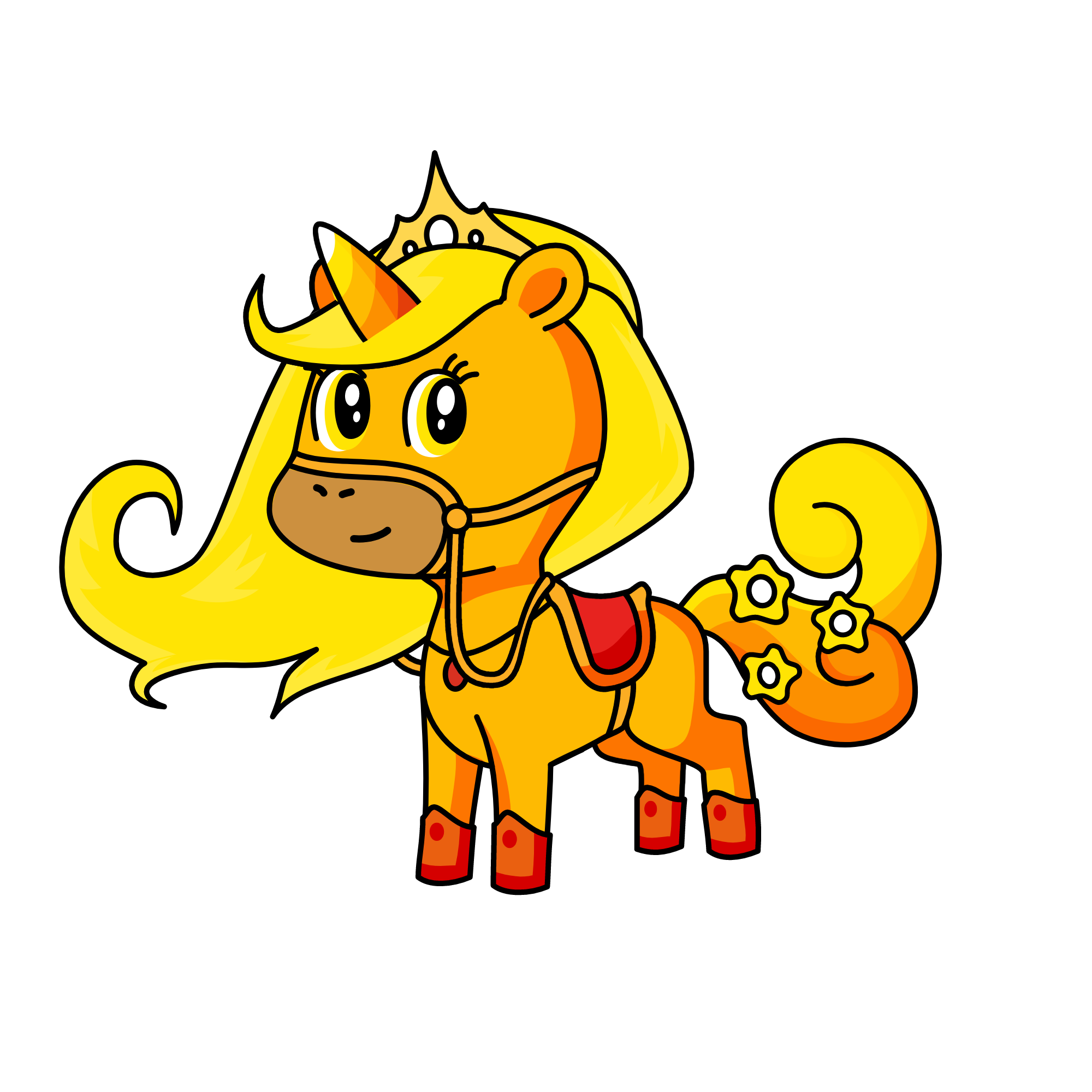 Goldie, the unicorn