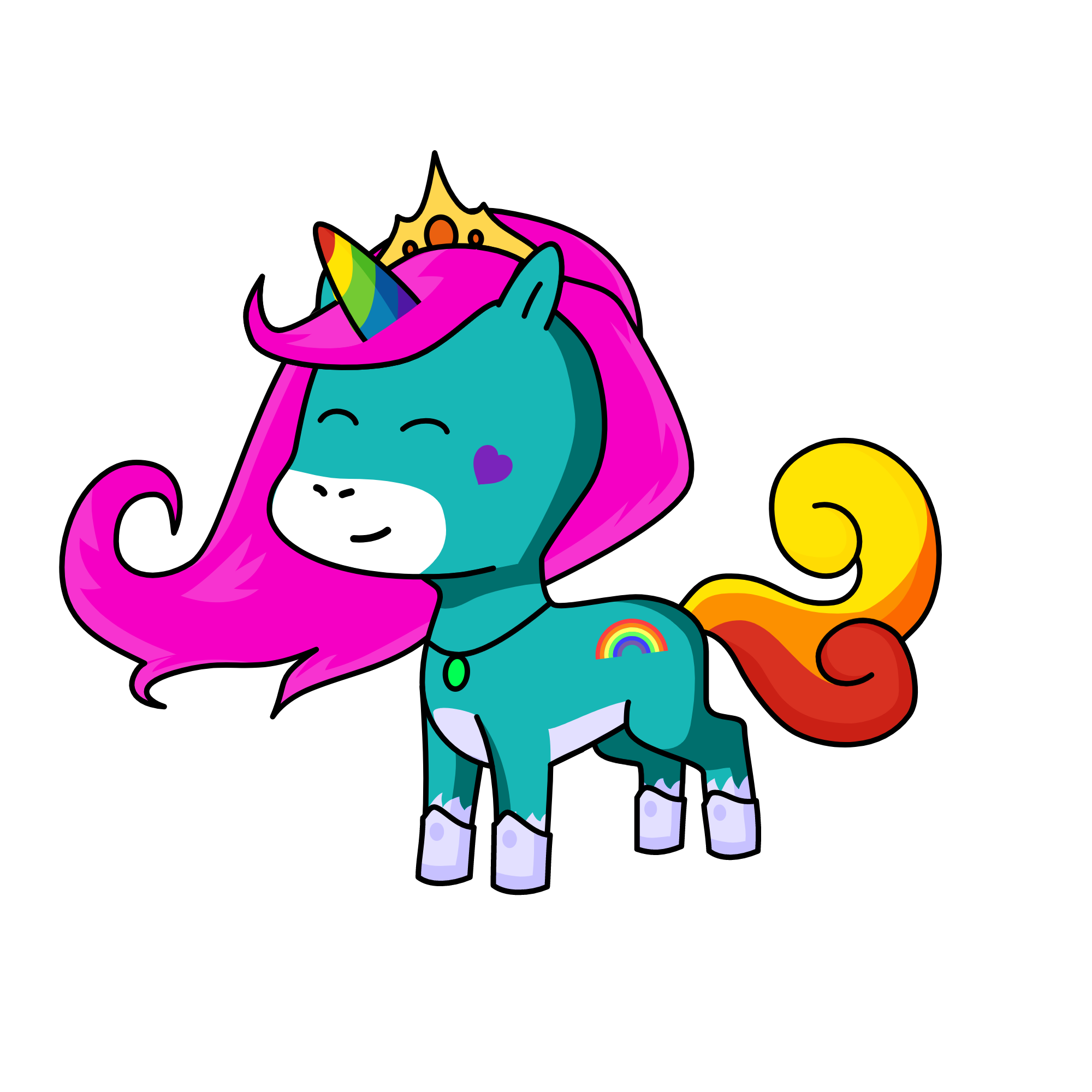 Sunshine, the unicorn