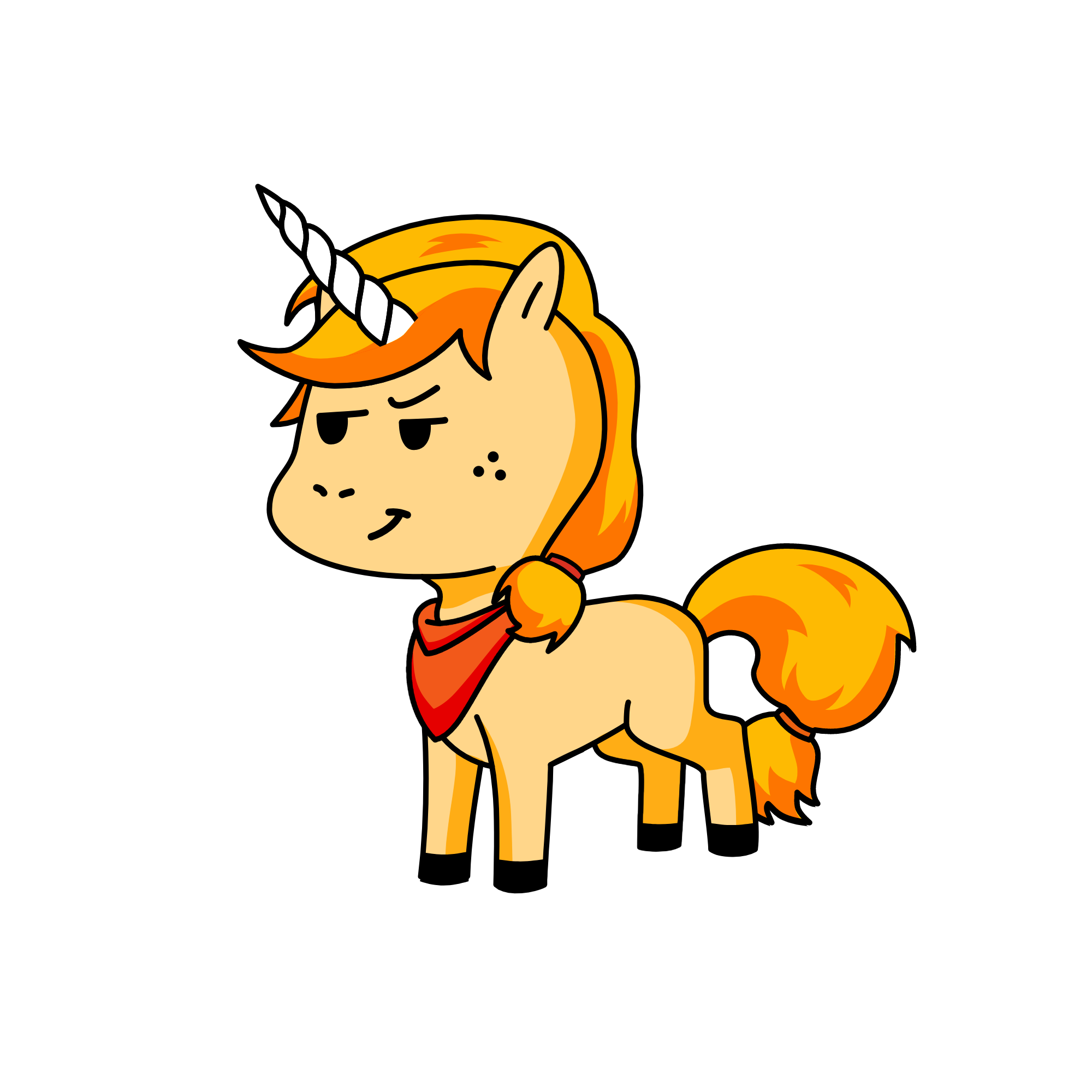 Applejack, the unicorn