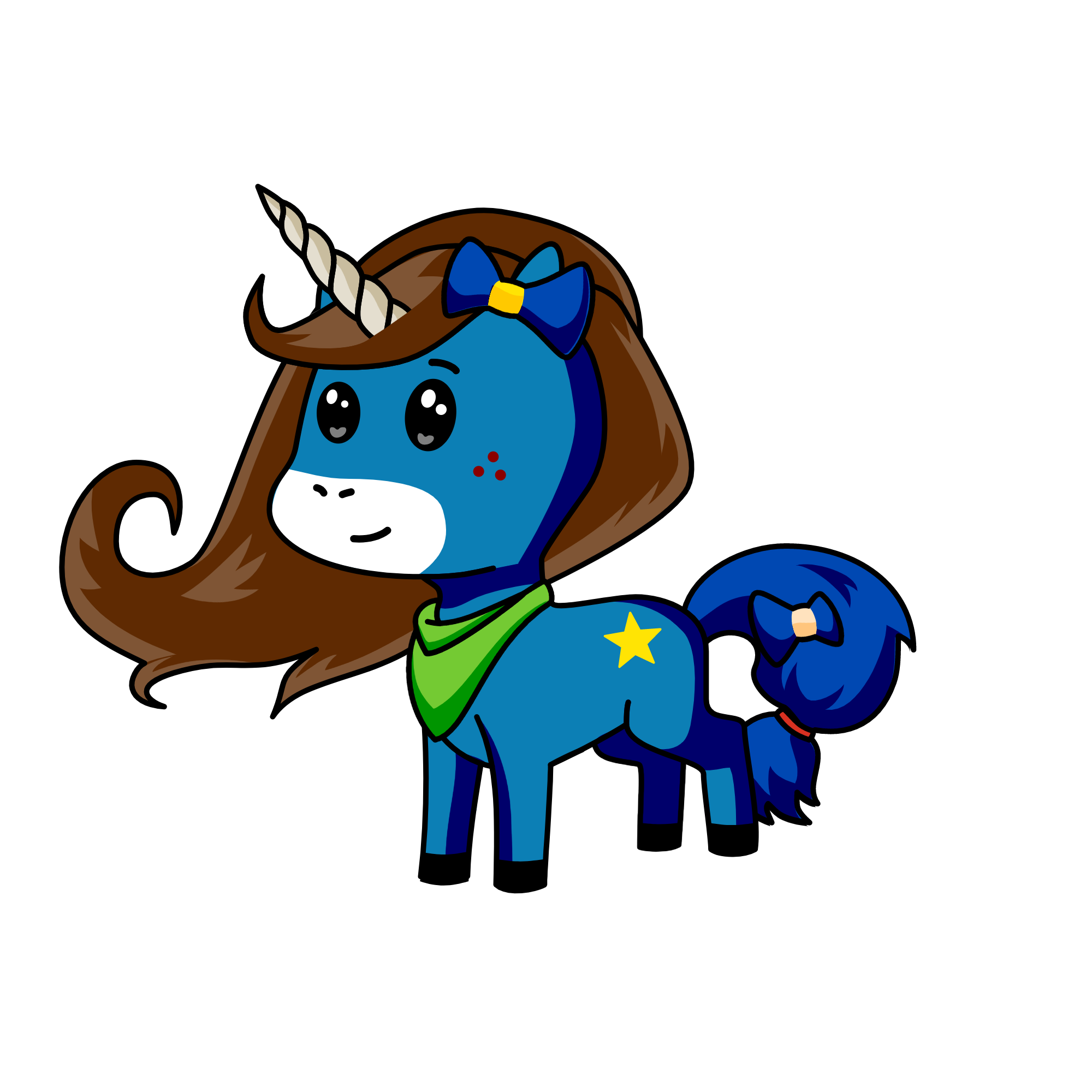 Bluebell, the unicorn