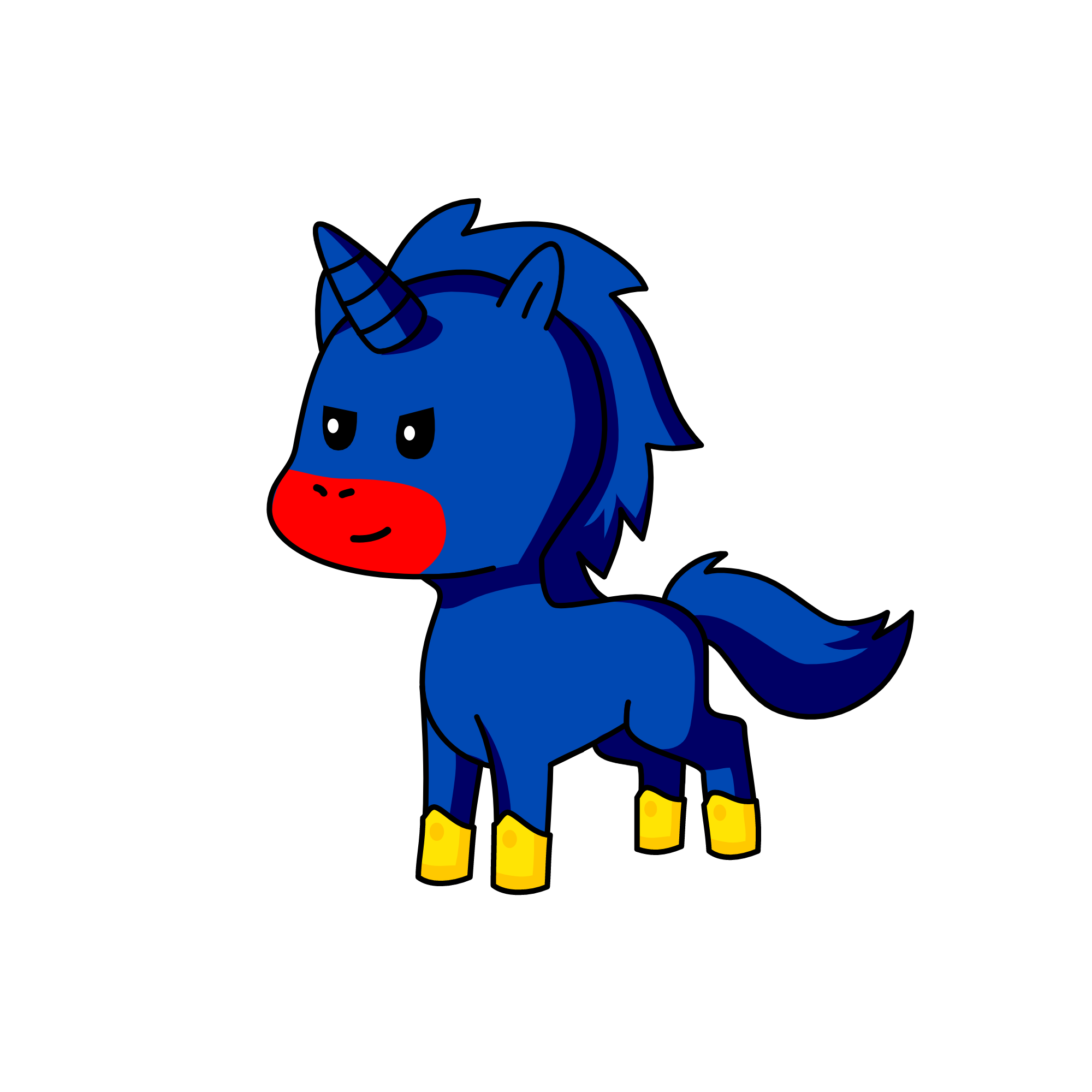 Huggy Wuggy, the unicorn
