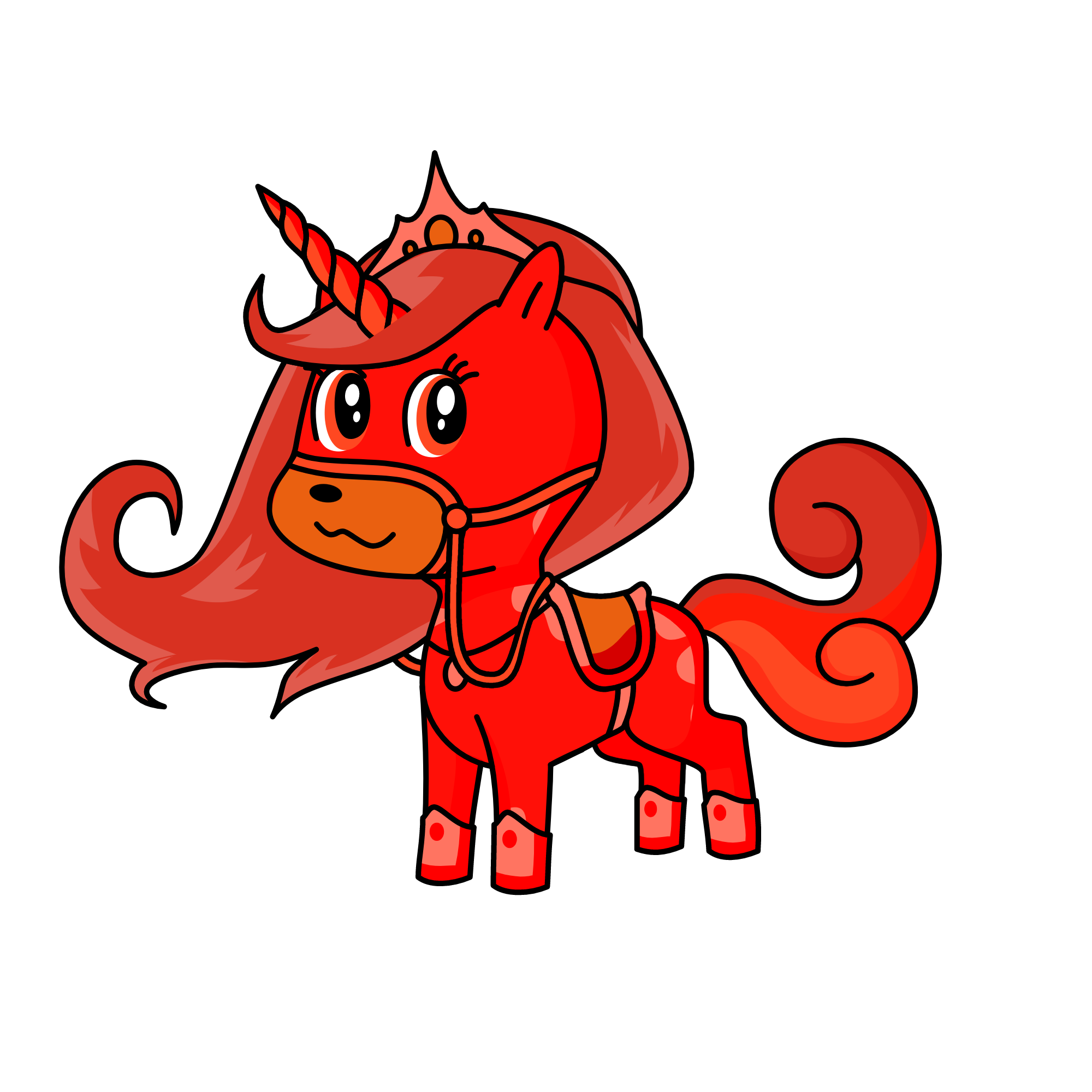 Fire, the unicorn