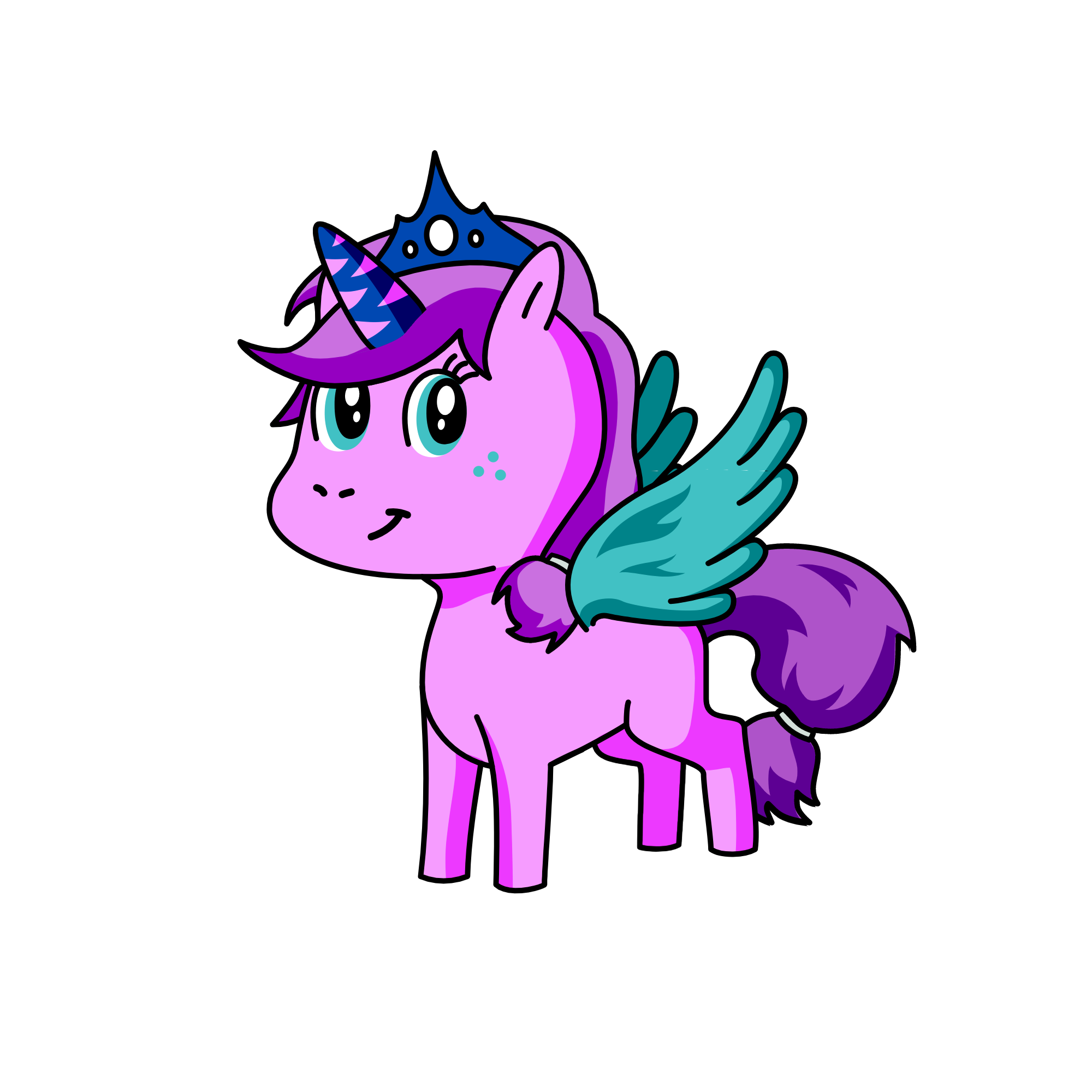 Princess Tiara, the unicorn