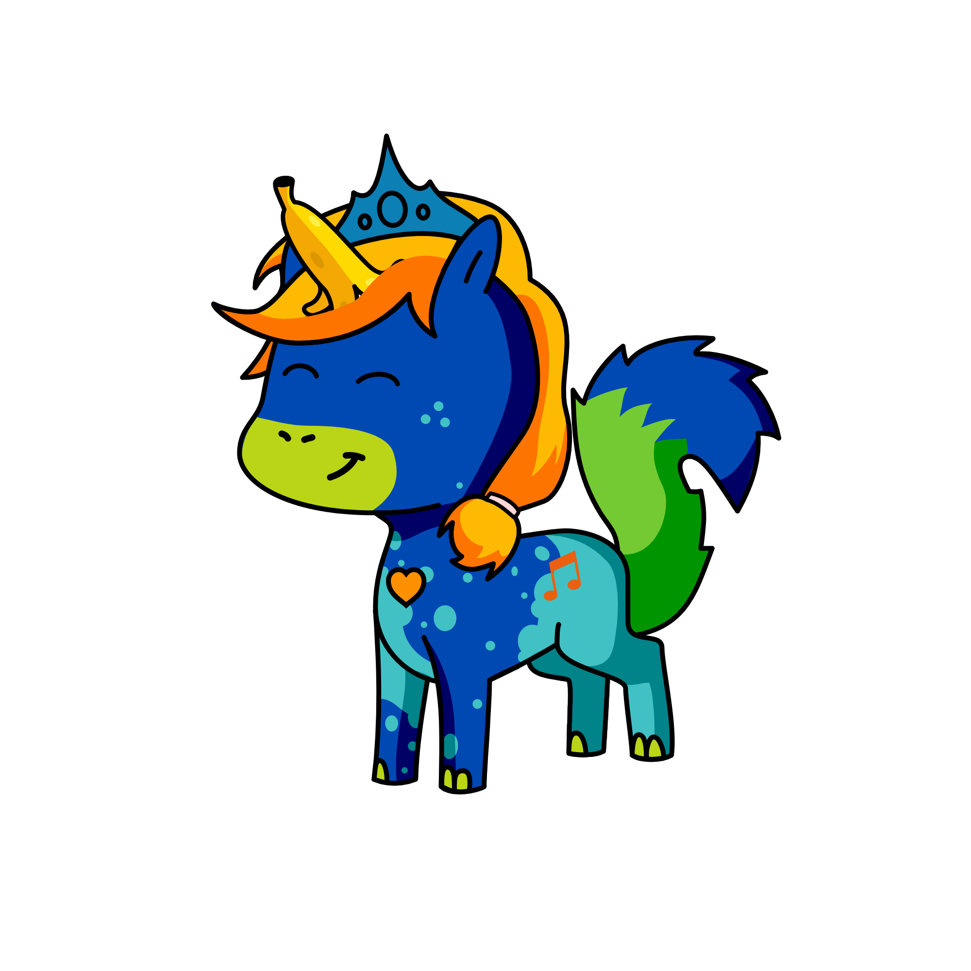 ruoruo, the unicorn