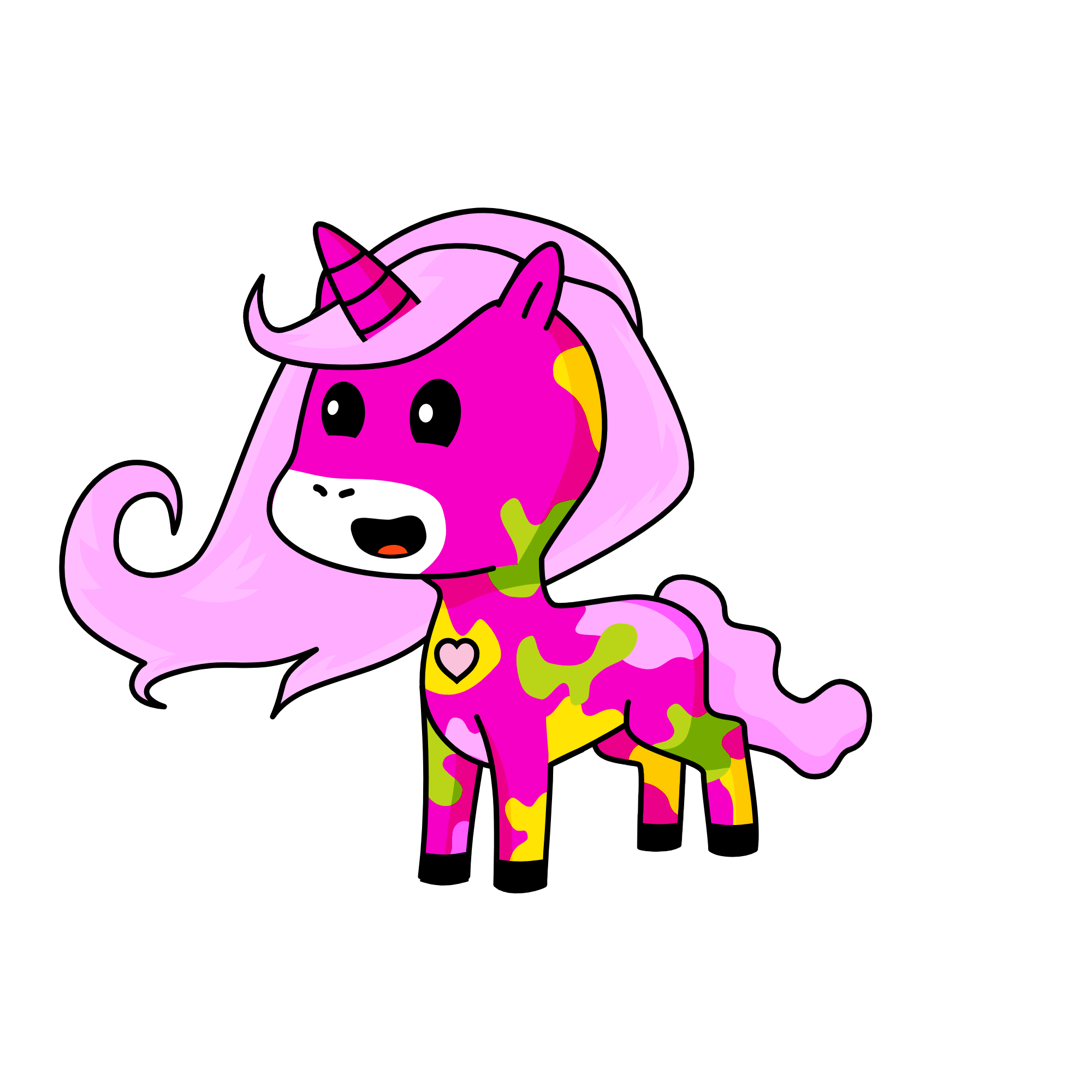 Strawberry the unicorn, the unicorn