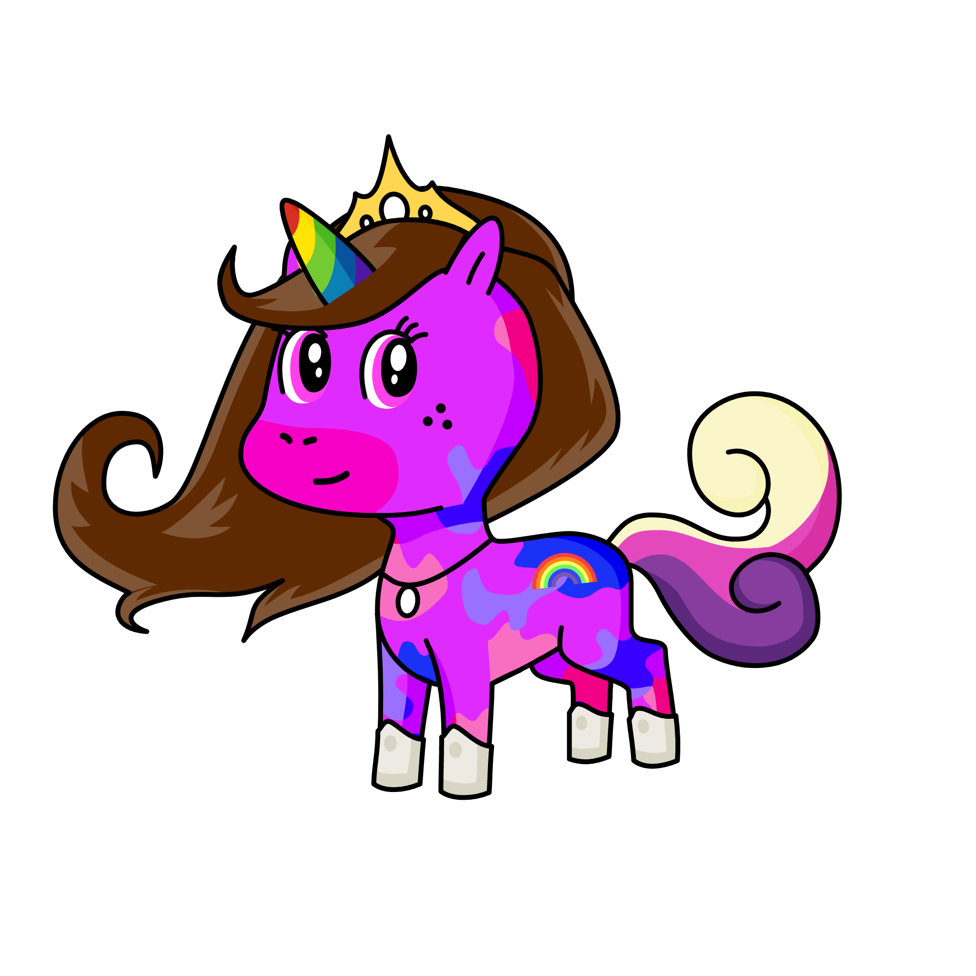 Princess Sparkle Moon, the unicorn