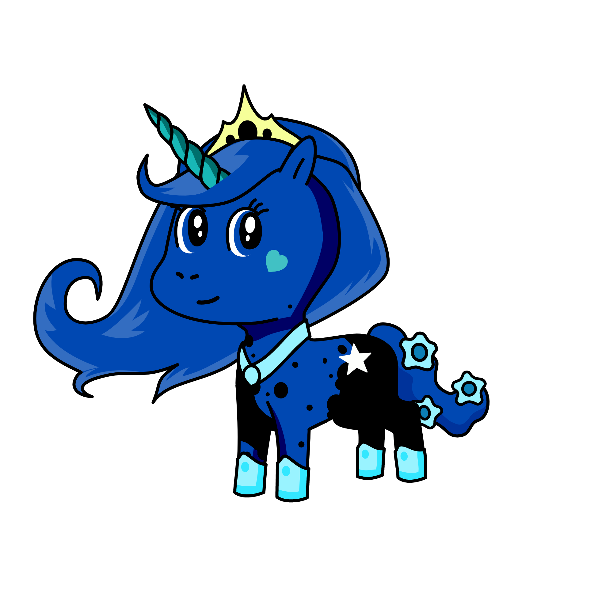 Princess Luna, the unicorn
