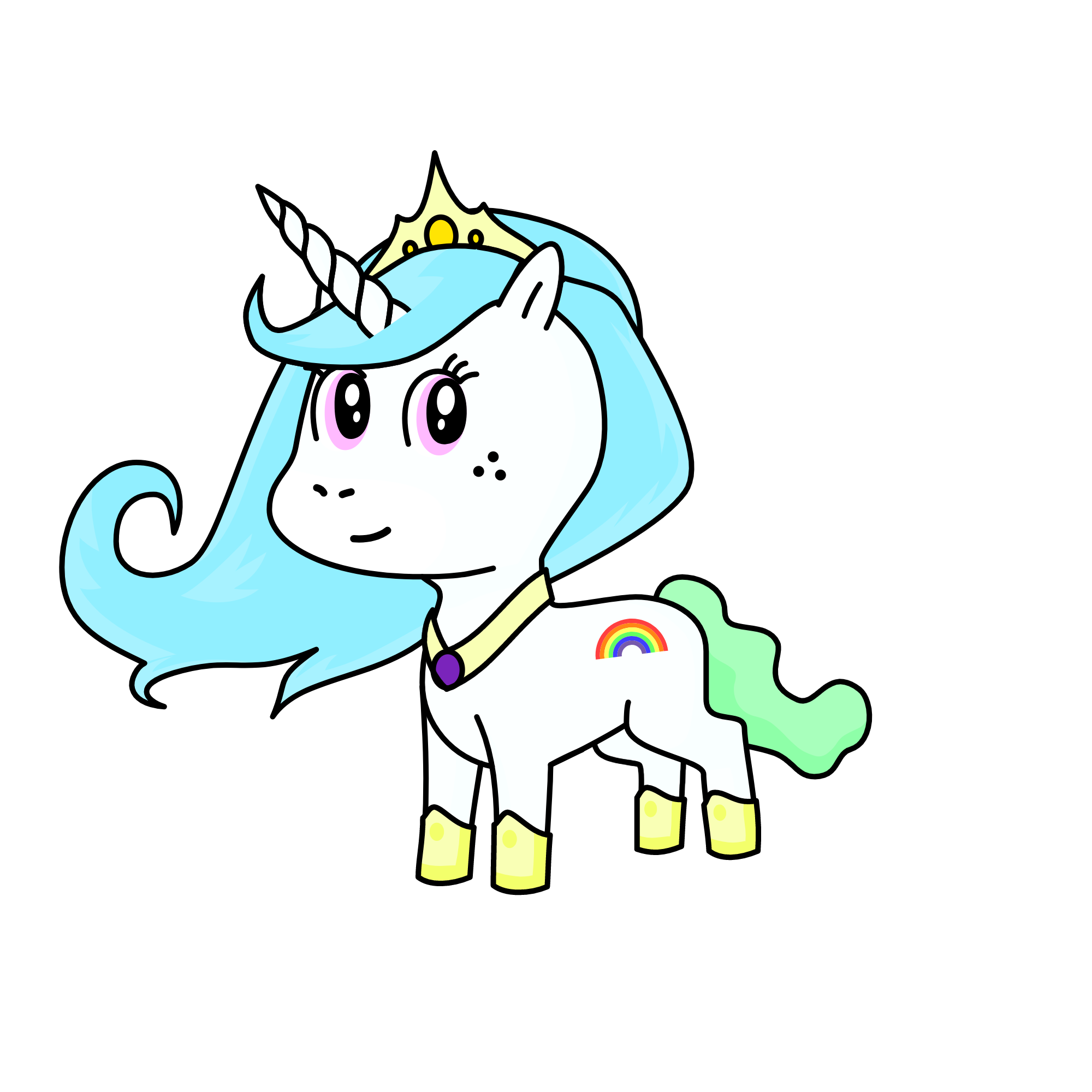 Princess Celestia, the unicorn