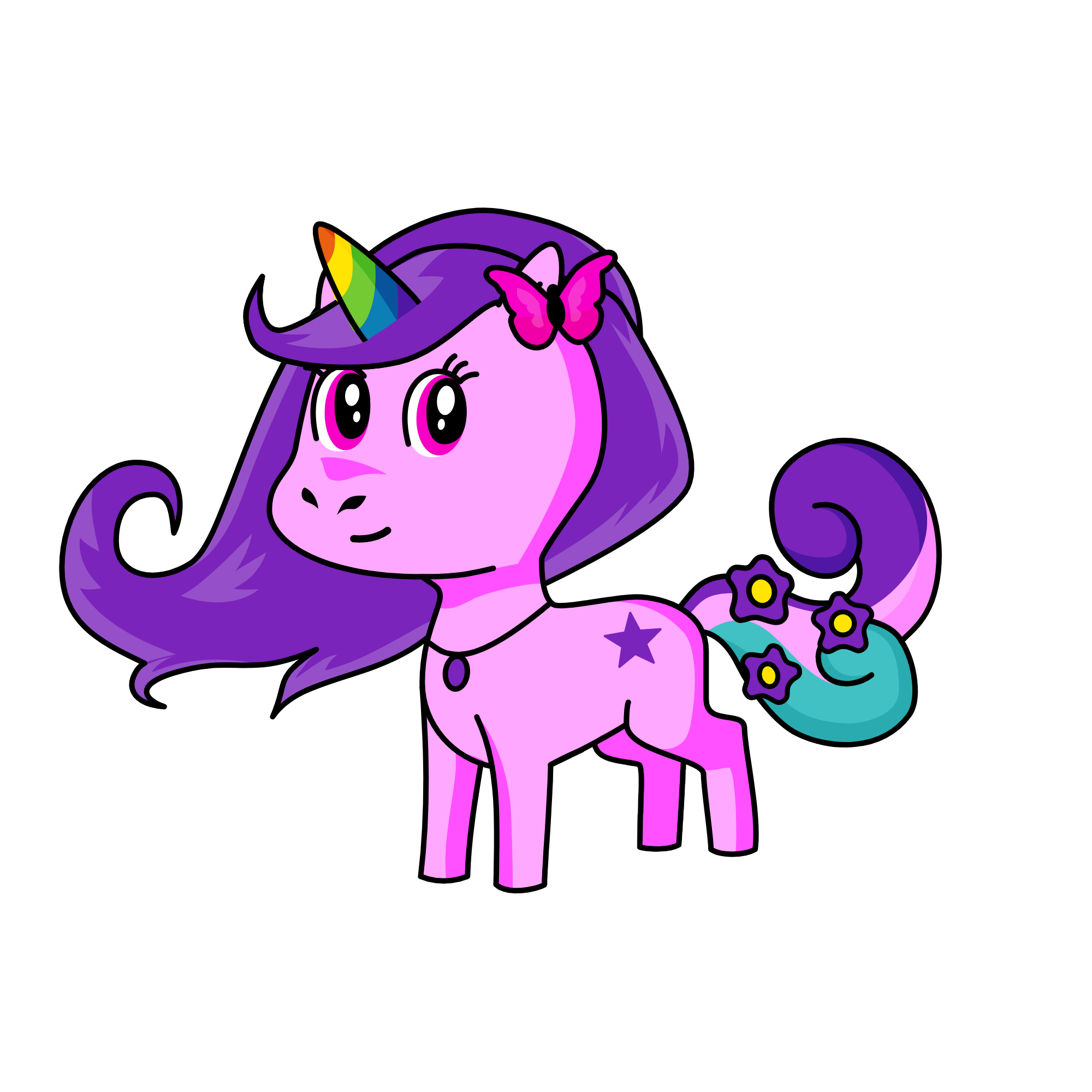stelalu, the unicorn