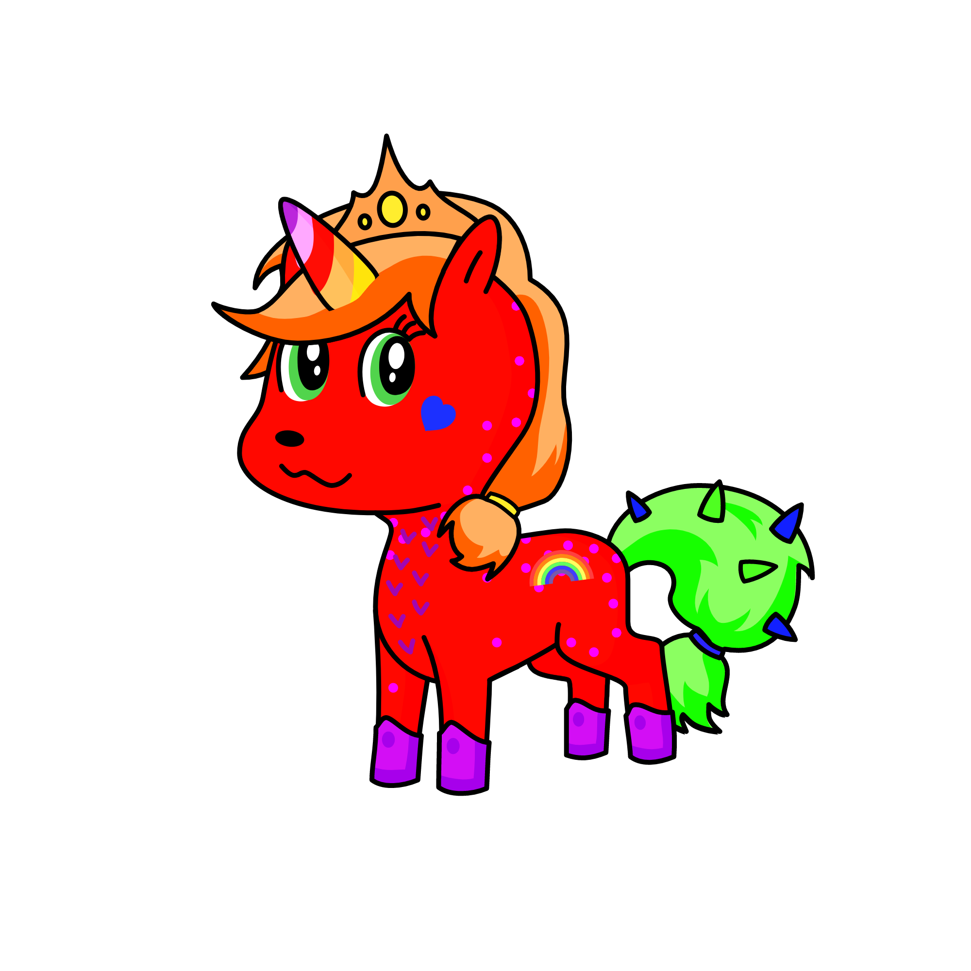 rainbow, the unicorn