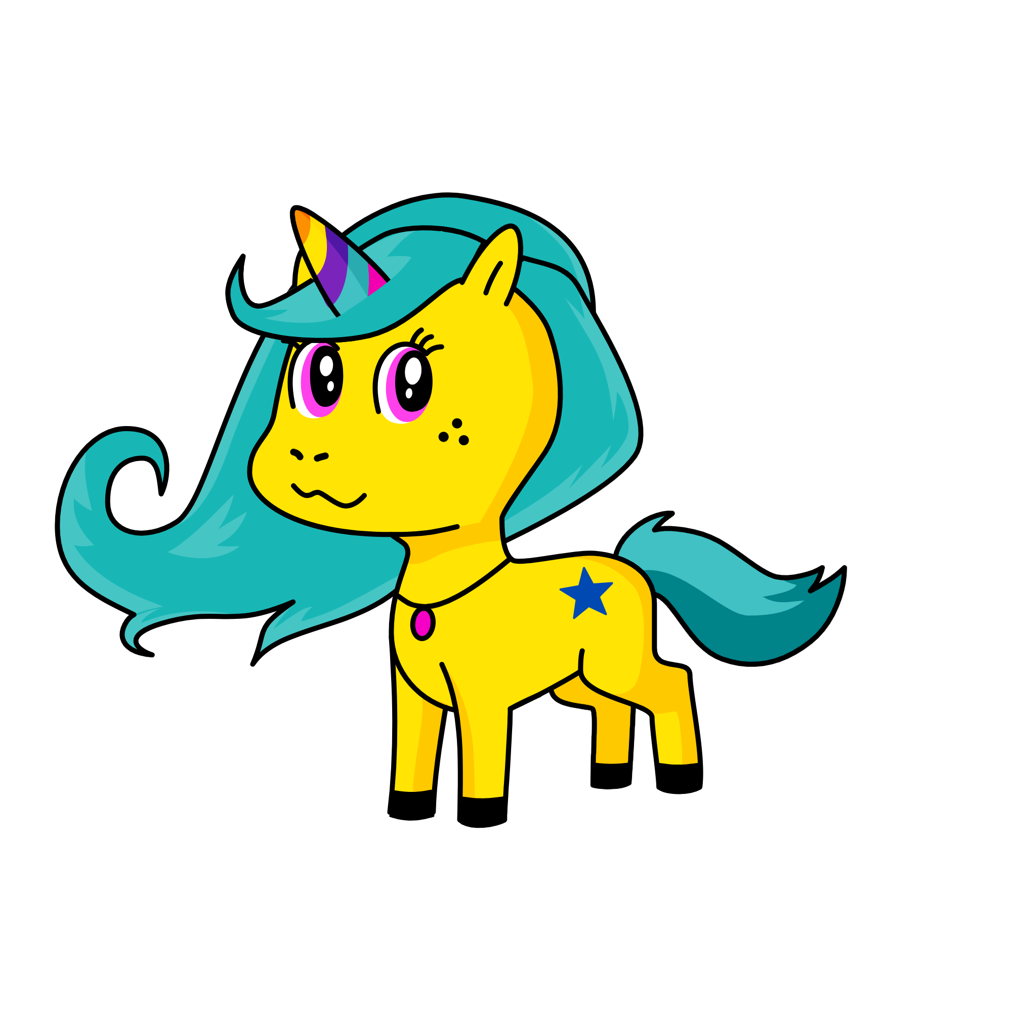 Sunny, the unicorn