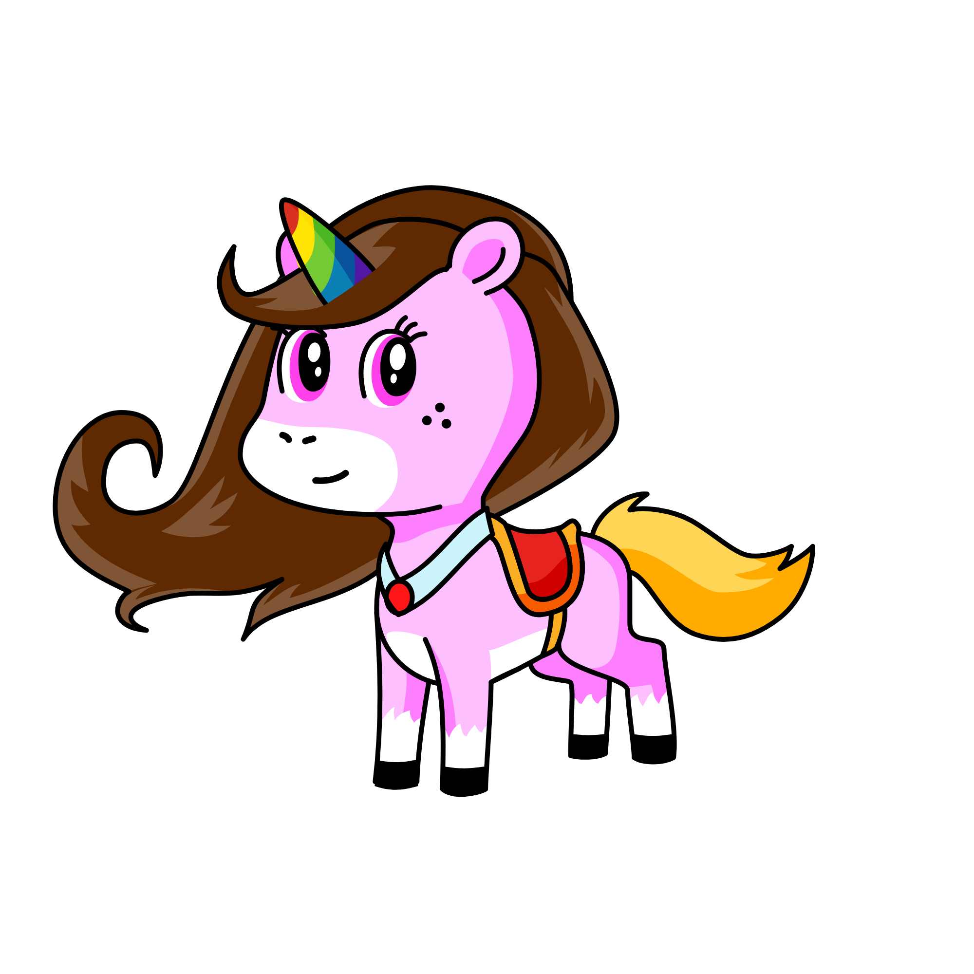 踩踩, the unicorn