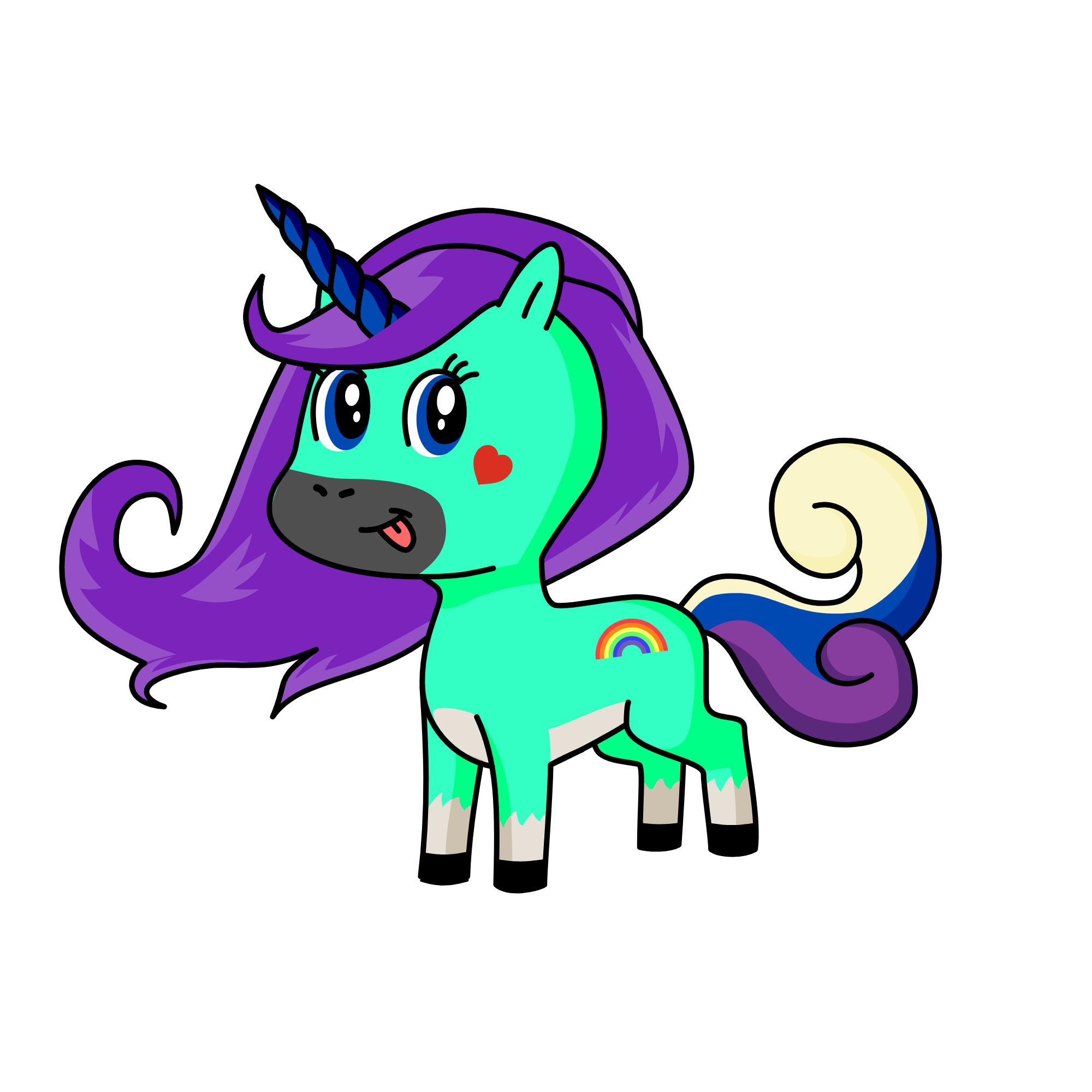 k, the unicorn