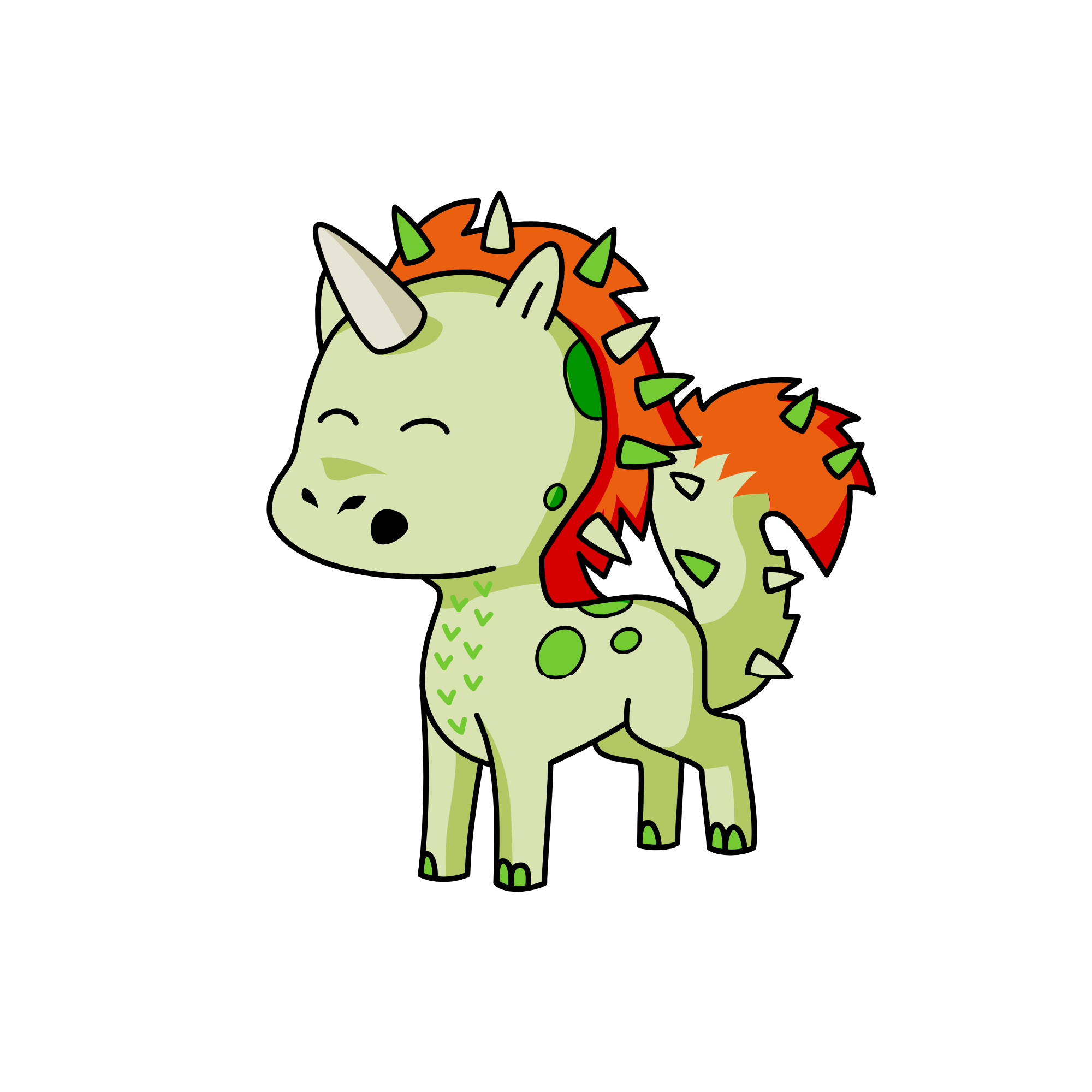Zombie Dudeicorn, the unicorn