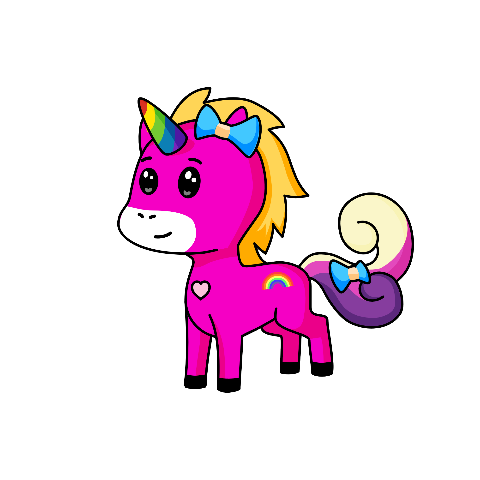 pinky, the unicorn