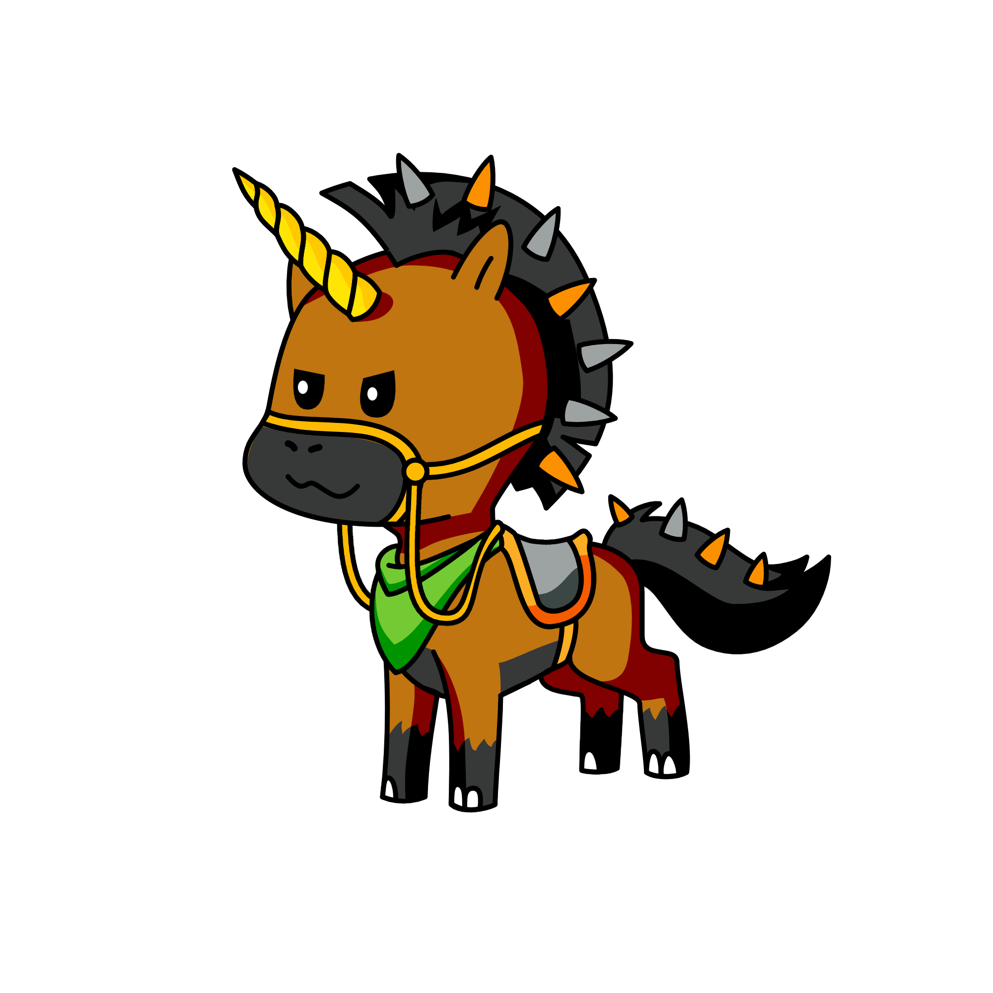 Lucario, the unicorn