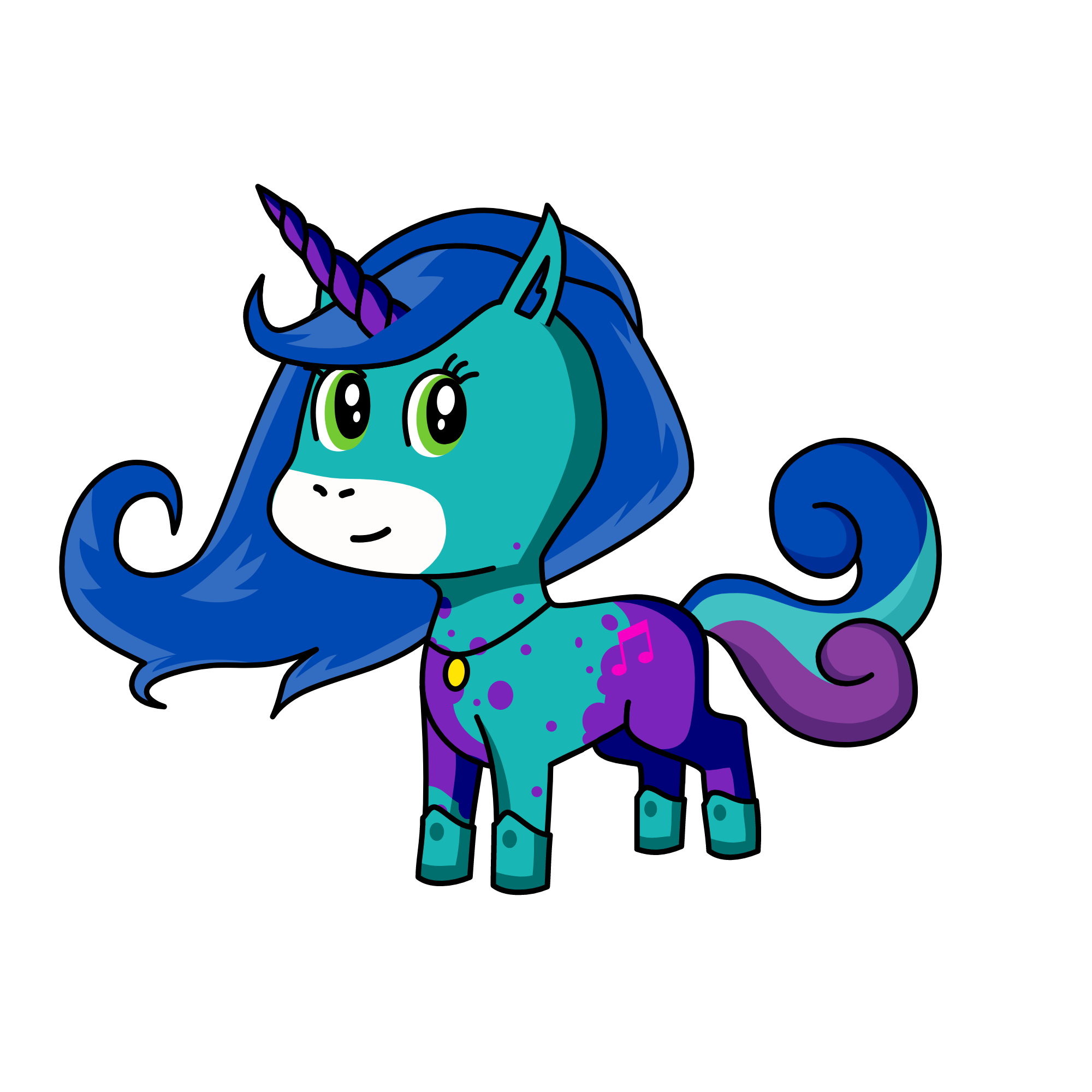jqjswkdeiu2dhu, the unicorn