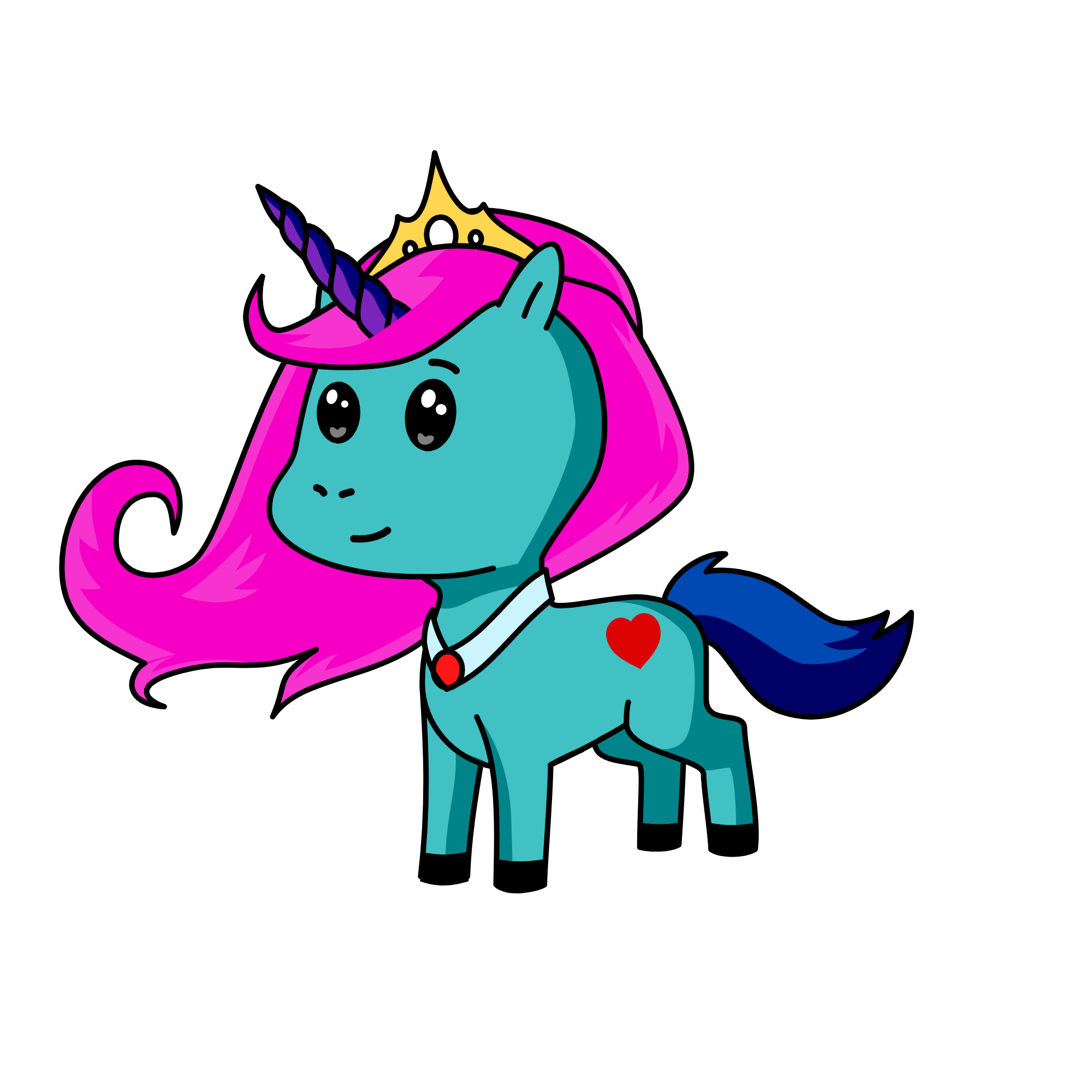 Bright, the unicorn