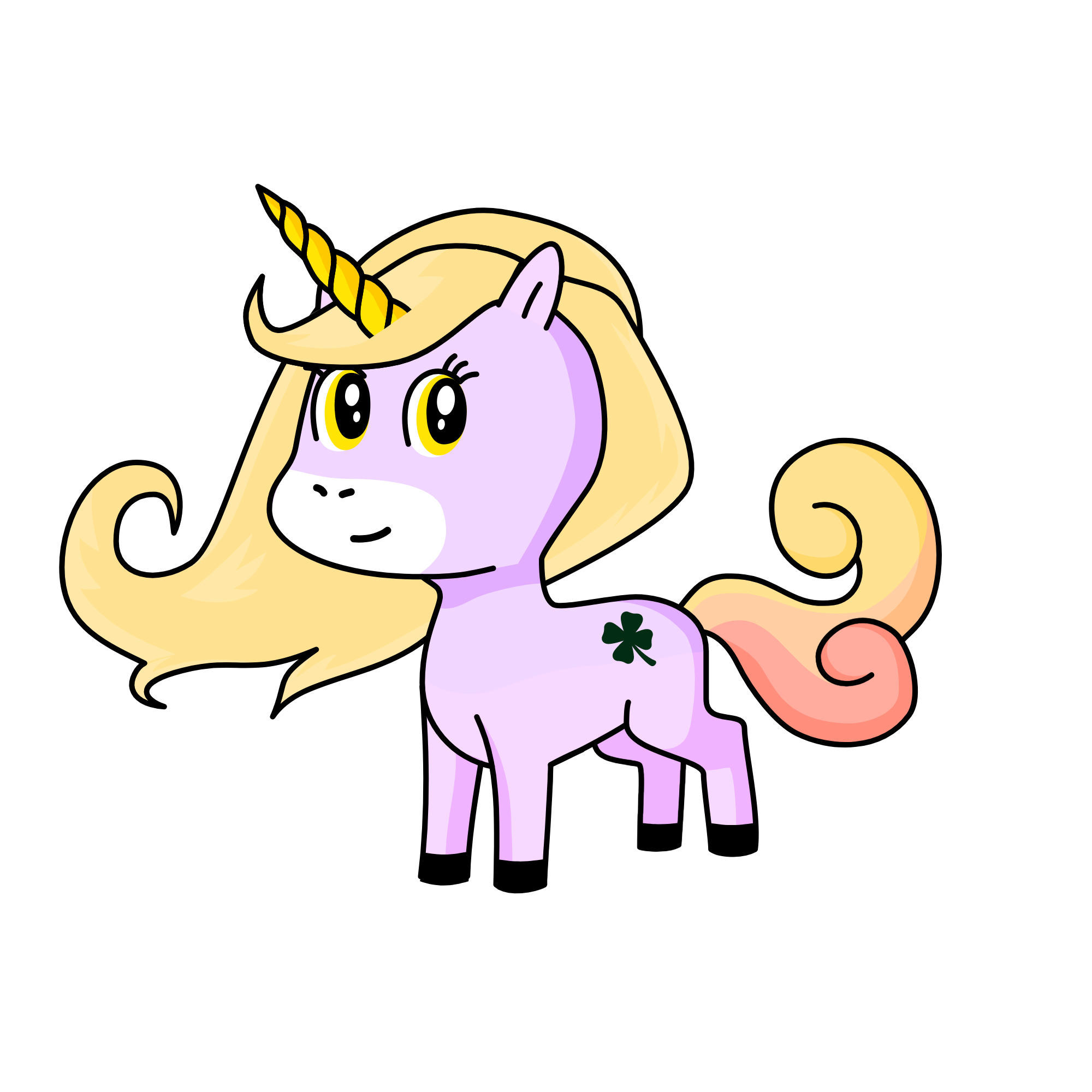 Shamrock, the unicorn
