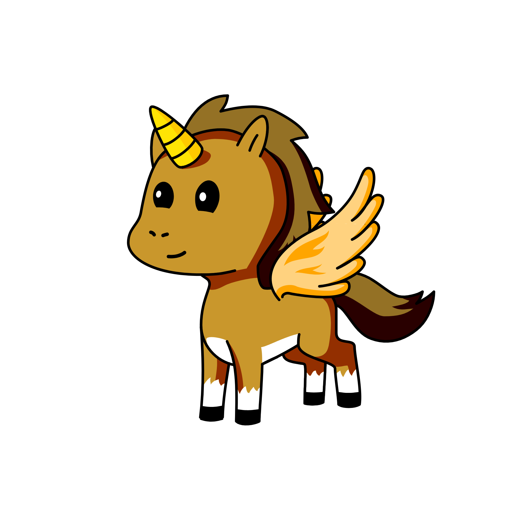 Tango, the unicorn