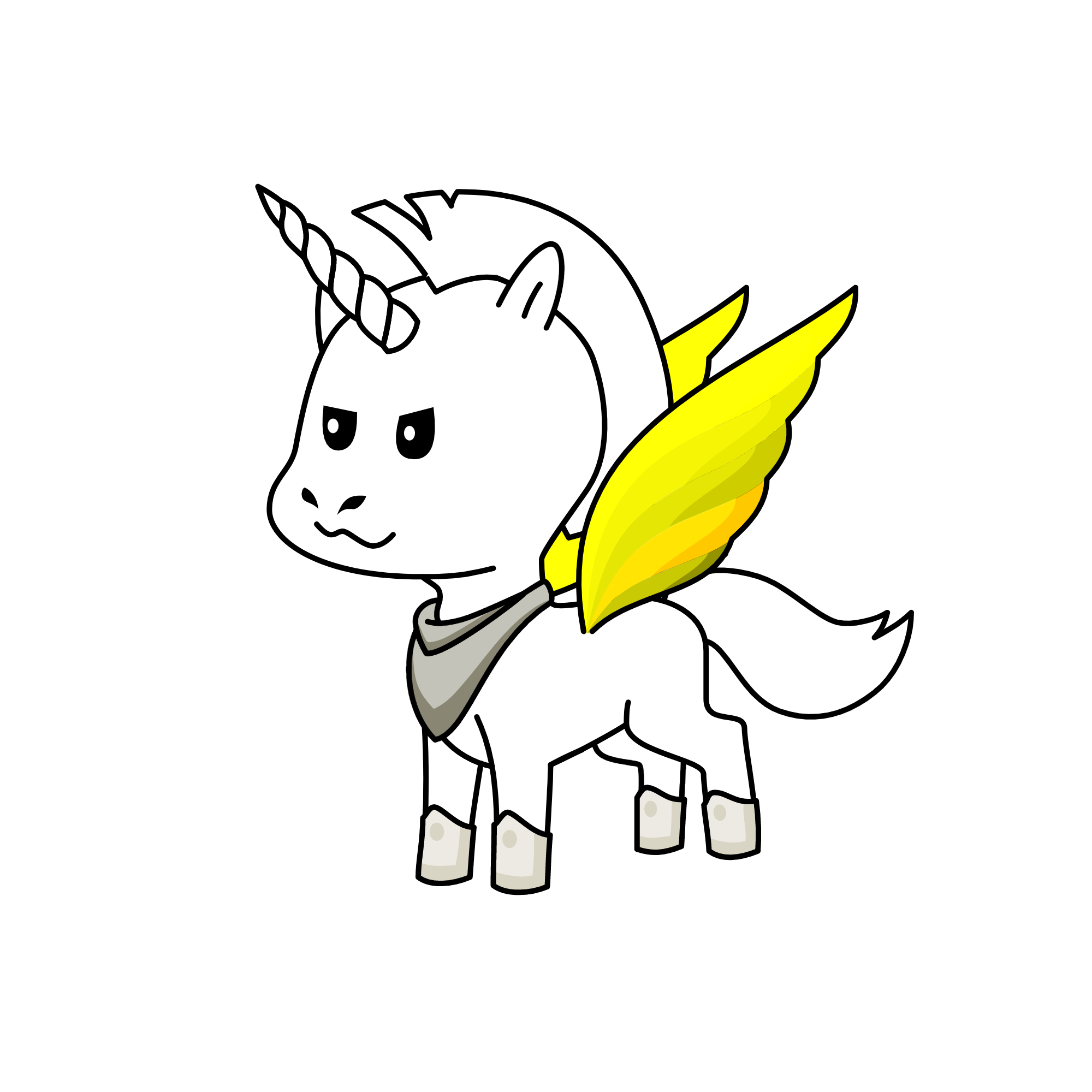 Sunwing, the unicorn
