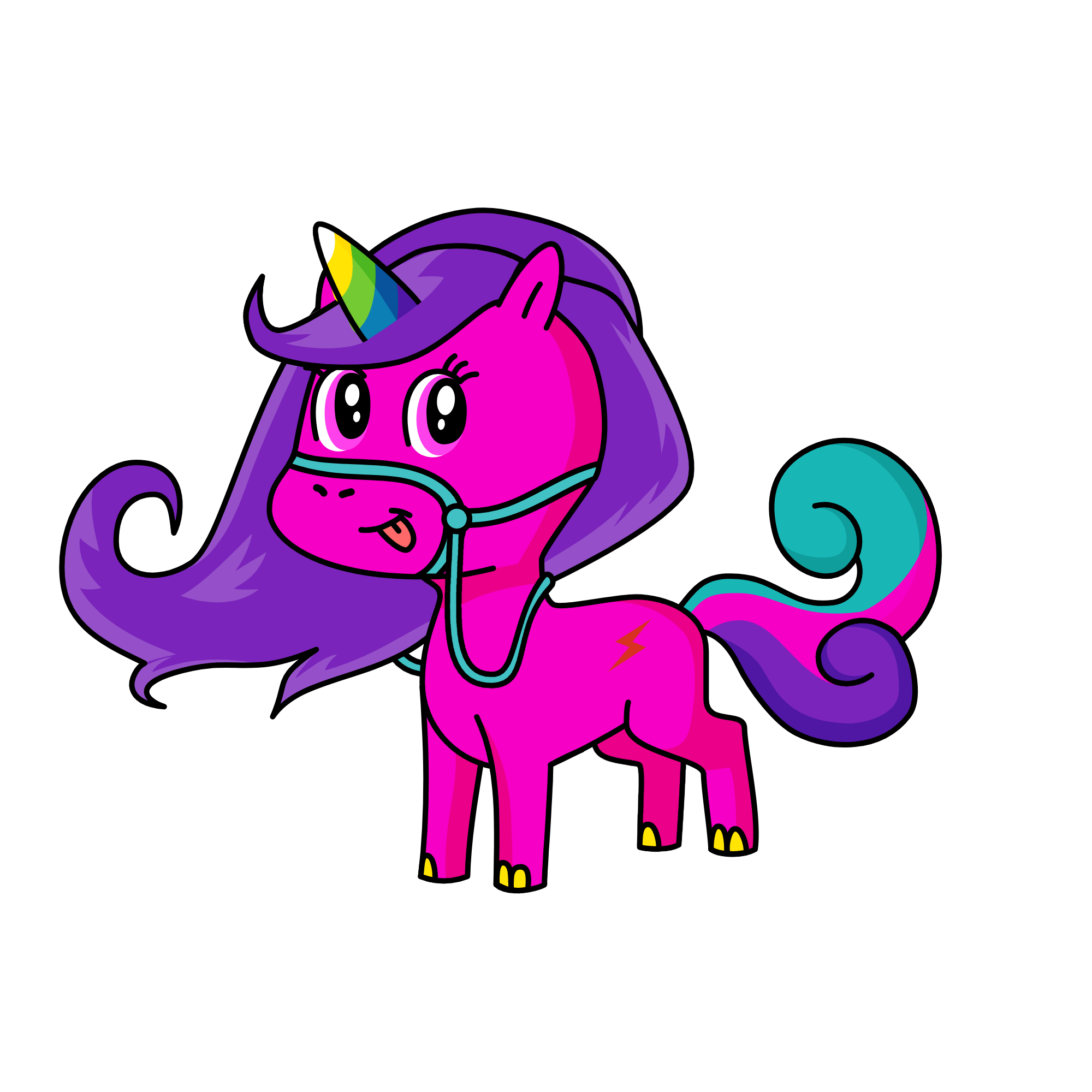 pinky poop, the unicorn