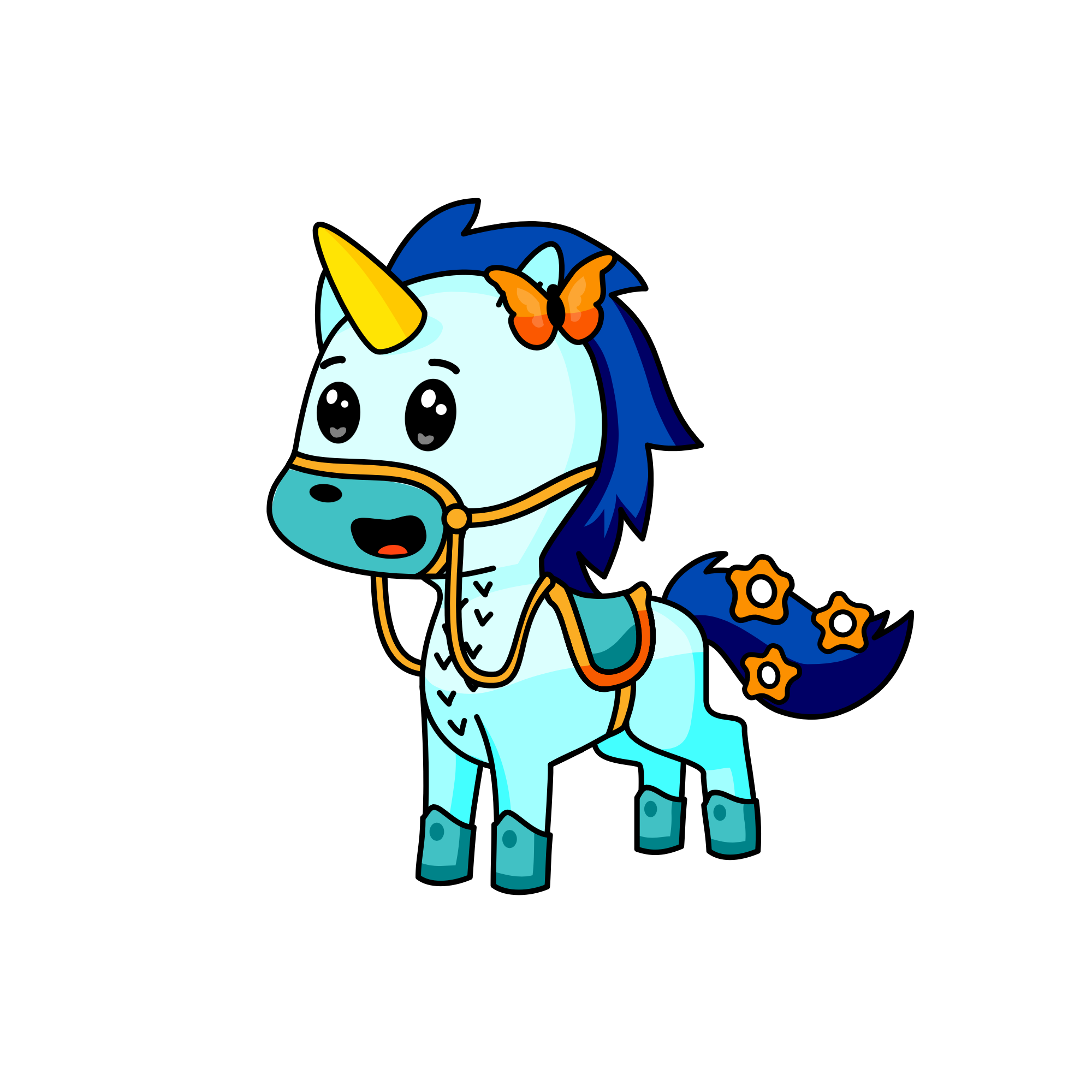 💙blu, the unicorn