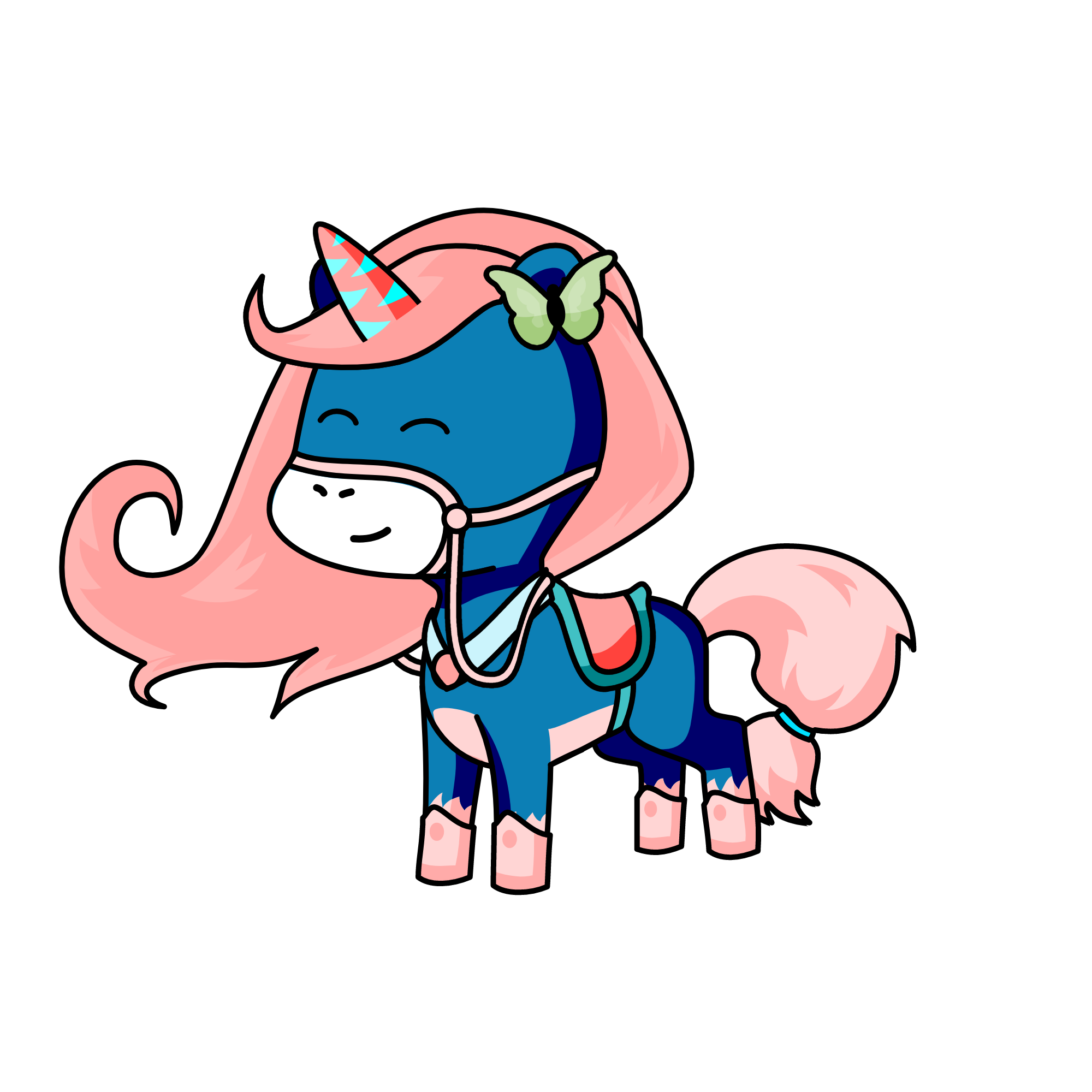 Colors of Friends, the unicorn