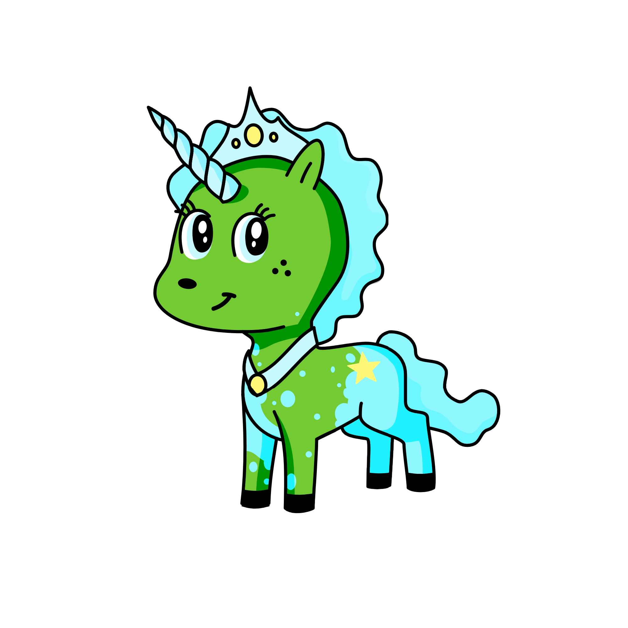 Edellia, the unicorn