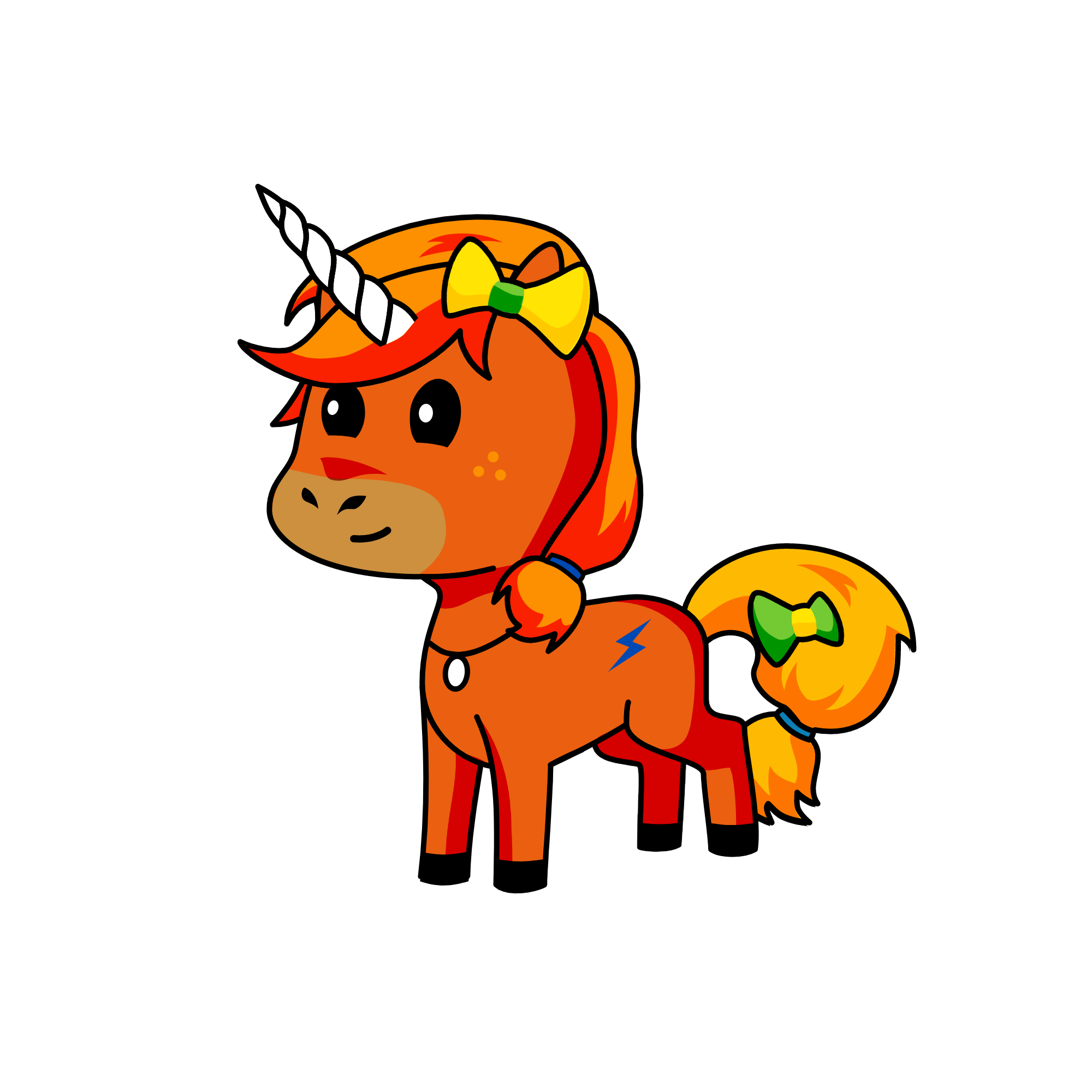 Butterscotch, the unicorn