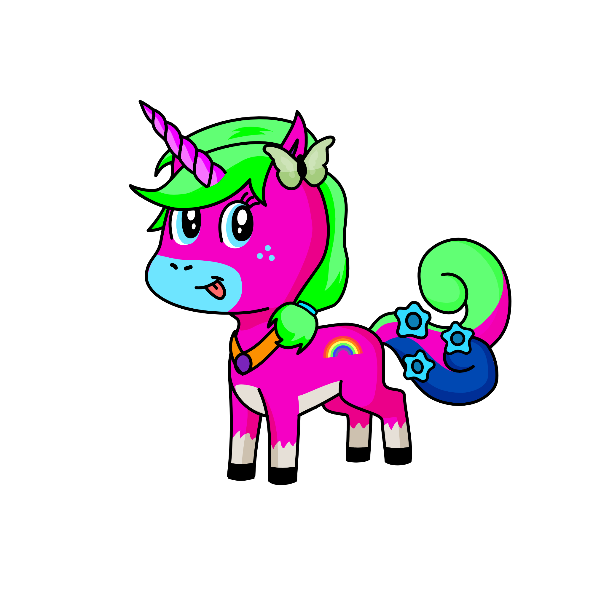 Color, the unicorn