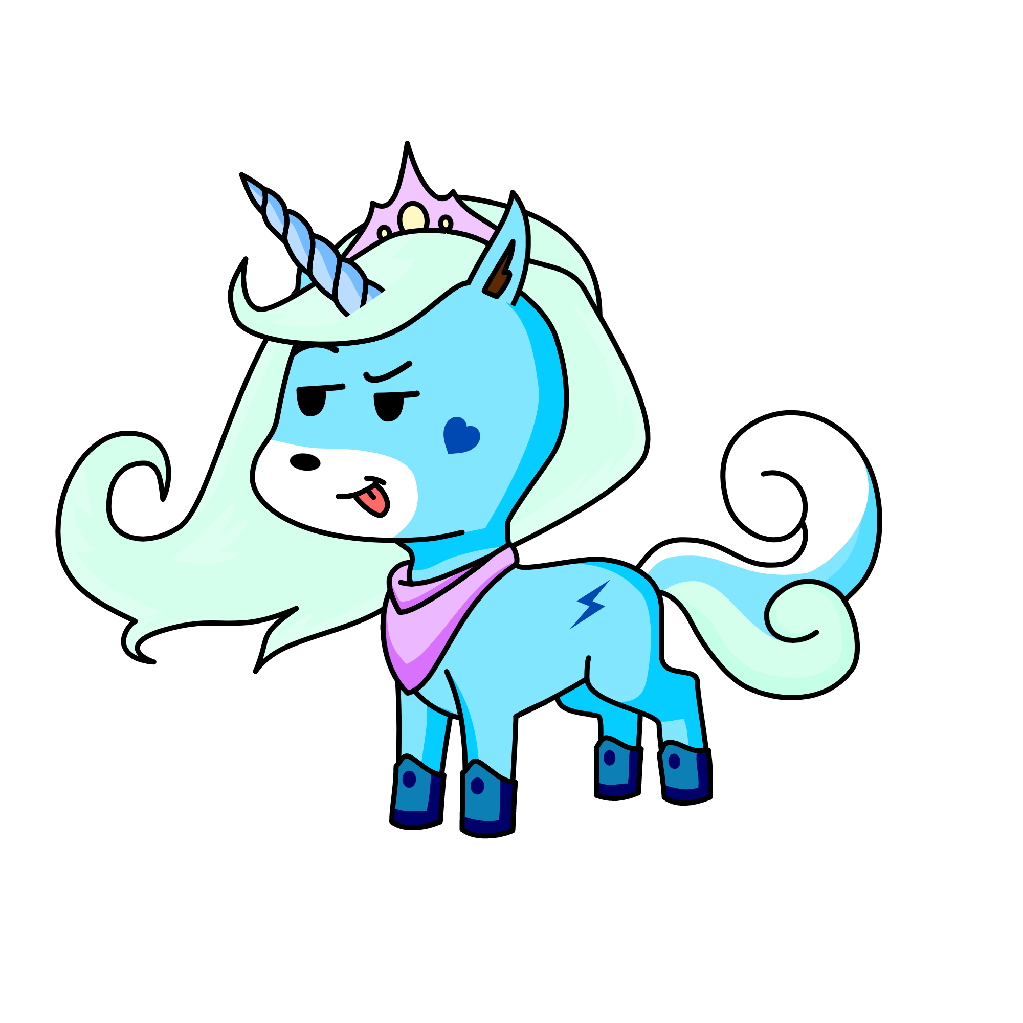 Licorne-Des-Neige, the unicorn