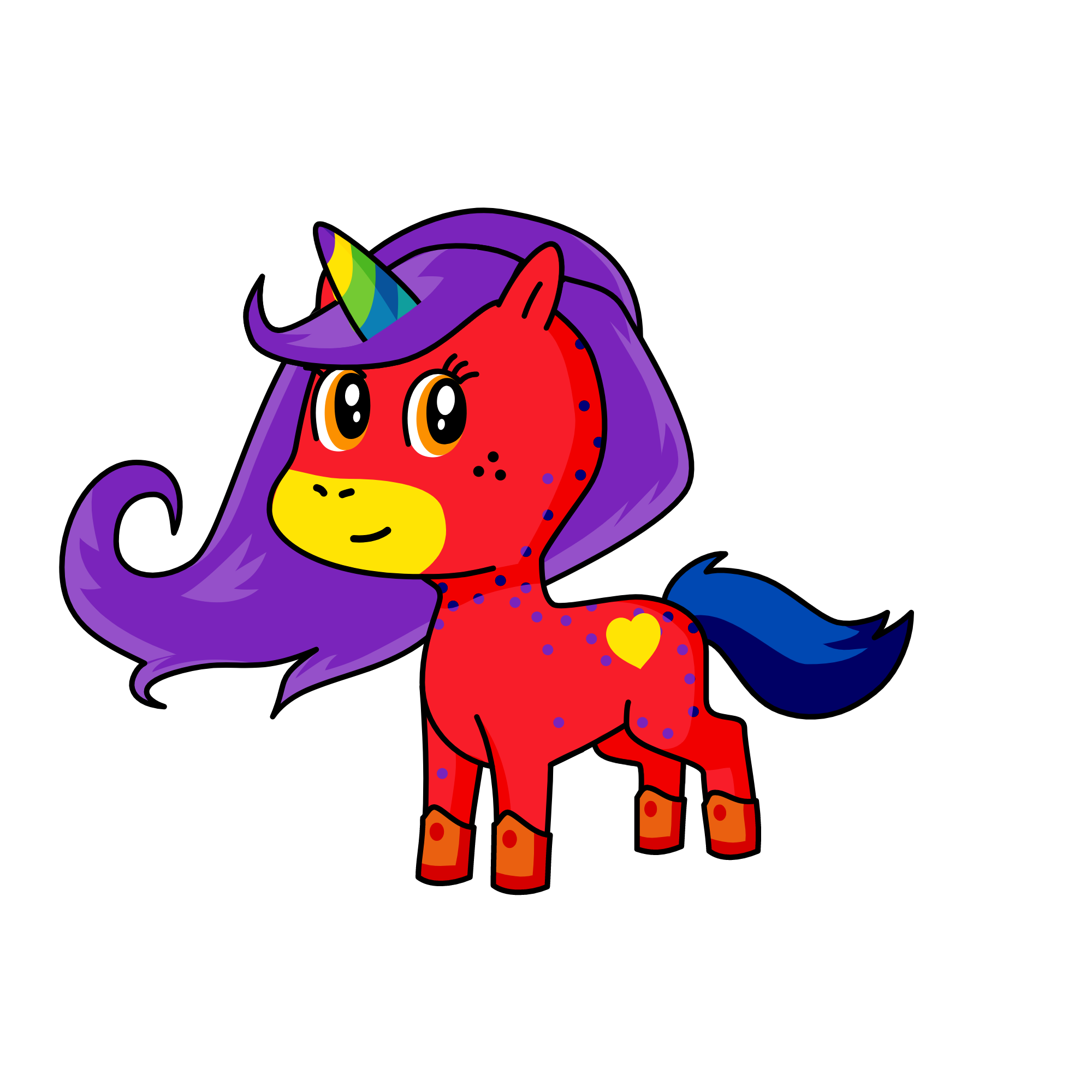 rose, the unicorn